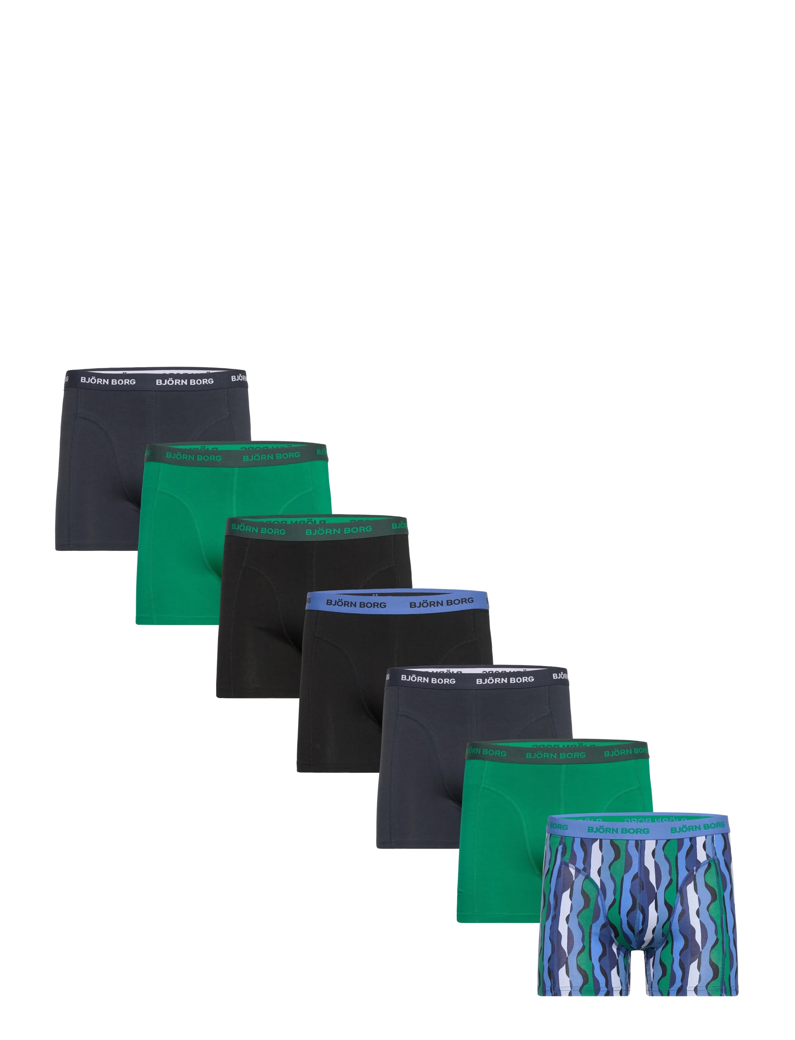 Björn Borg COTTON STRETCH BOXER 7p - Bielizna - MULTIPACK 1 / multi