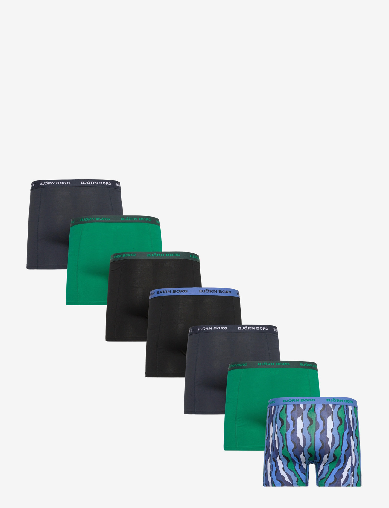 Björn Borg - COTTON STRETCH BOXER 7p - multipack underbukser - multipack 1 - 1