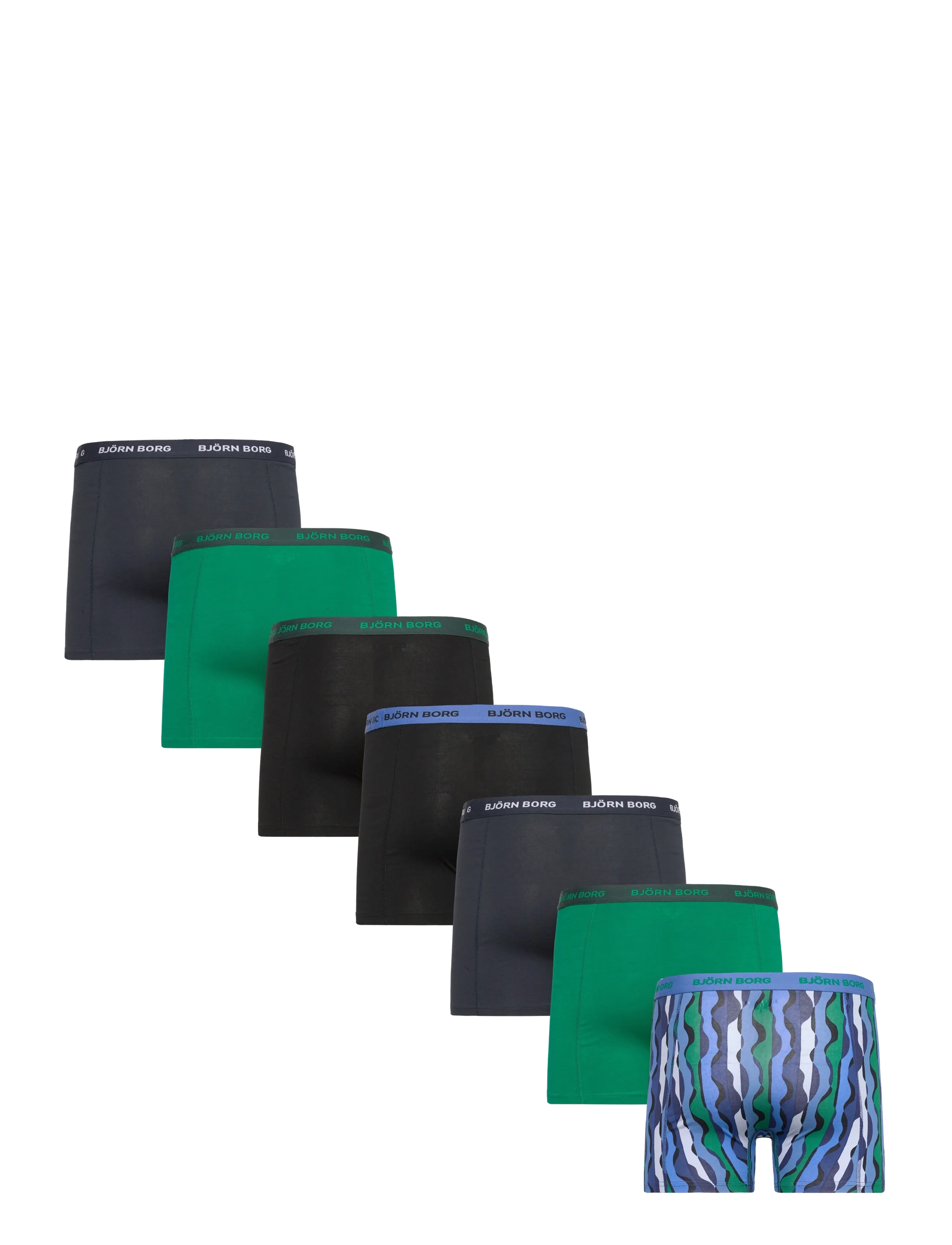Björn Borg - COTTON STRETCH BOXER 7p - multipack kalsonger - multipack 1 - 1