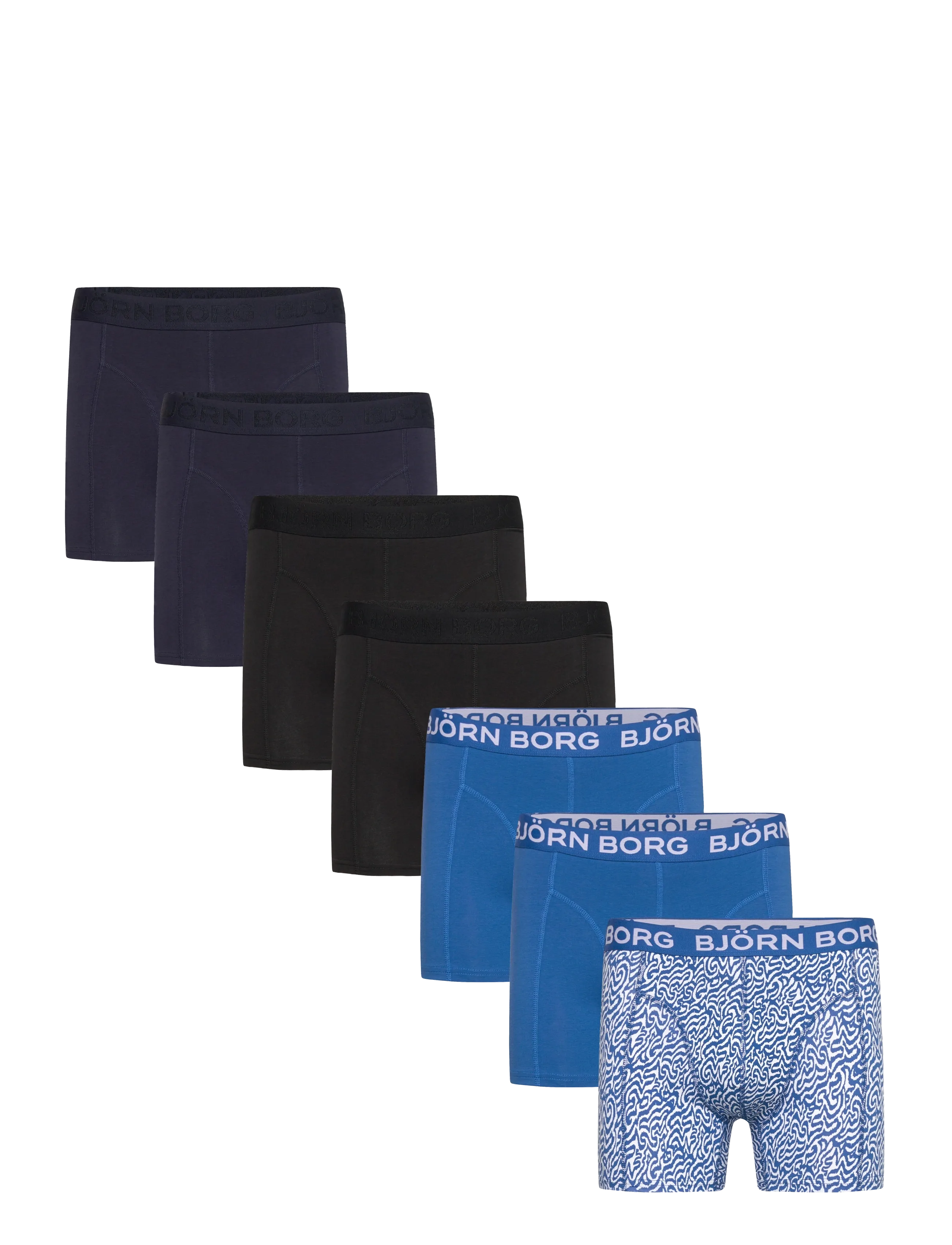 Björn Borg COTTON STRETCH BOXER 7p - Bielizna - MULTIPACK 1 / multi