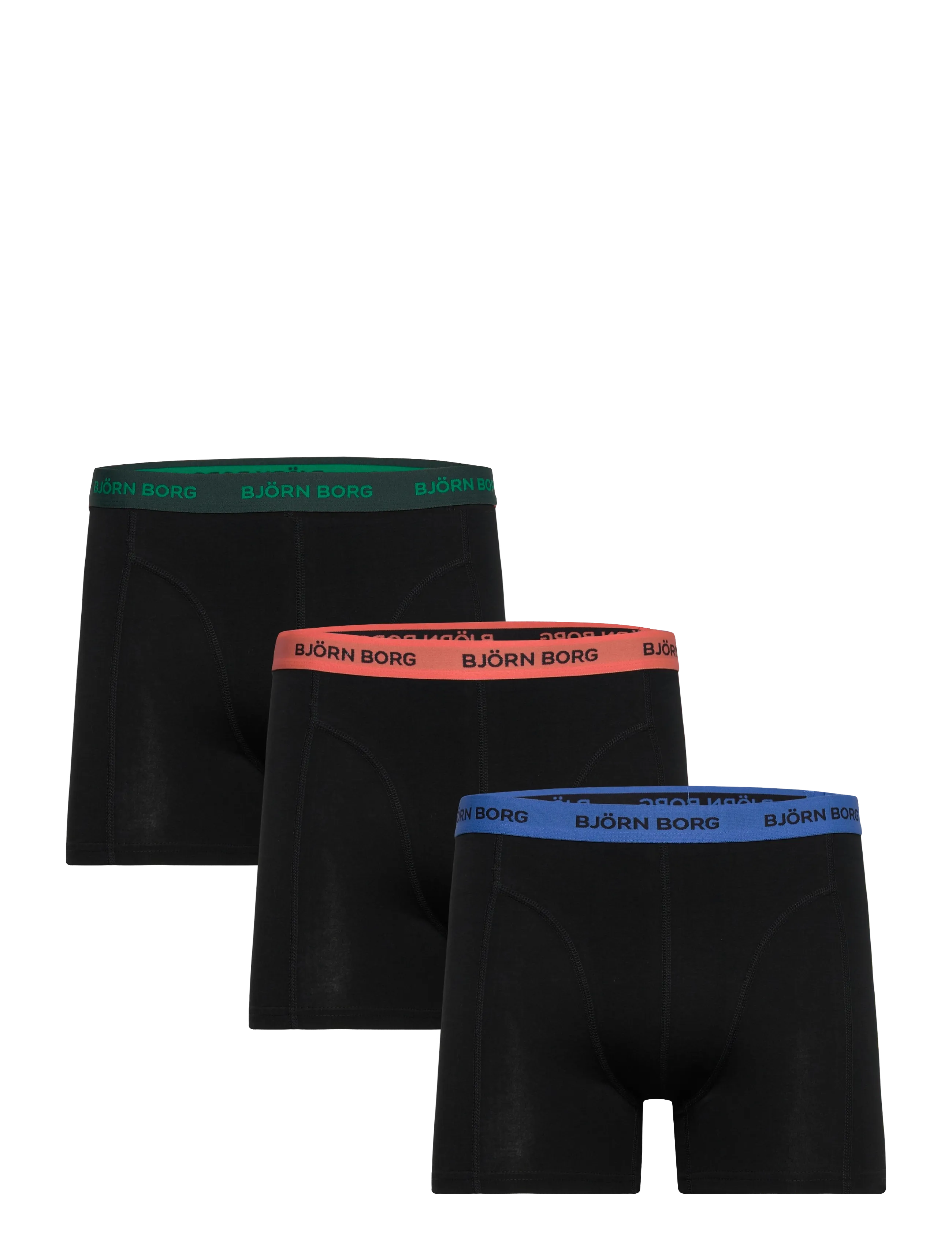 Björn Borg Cotton Stretch Boxer 3P, XL, Sport Underwear, Schwarz - Boxers, Männerswear