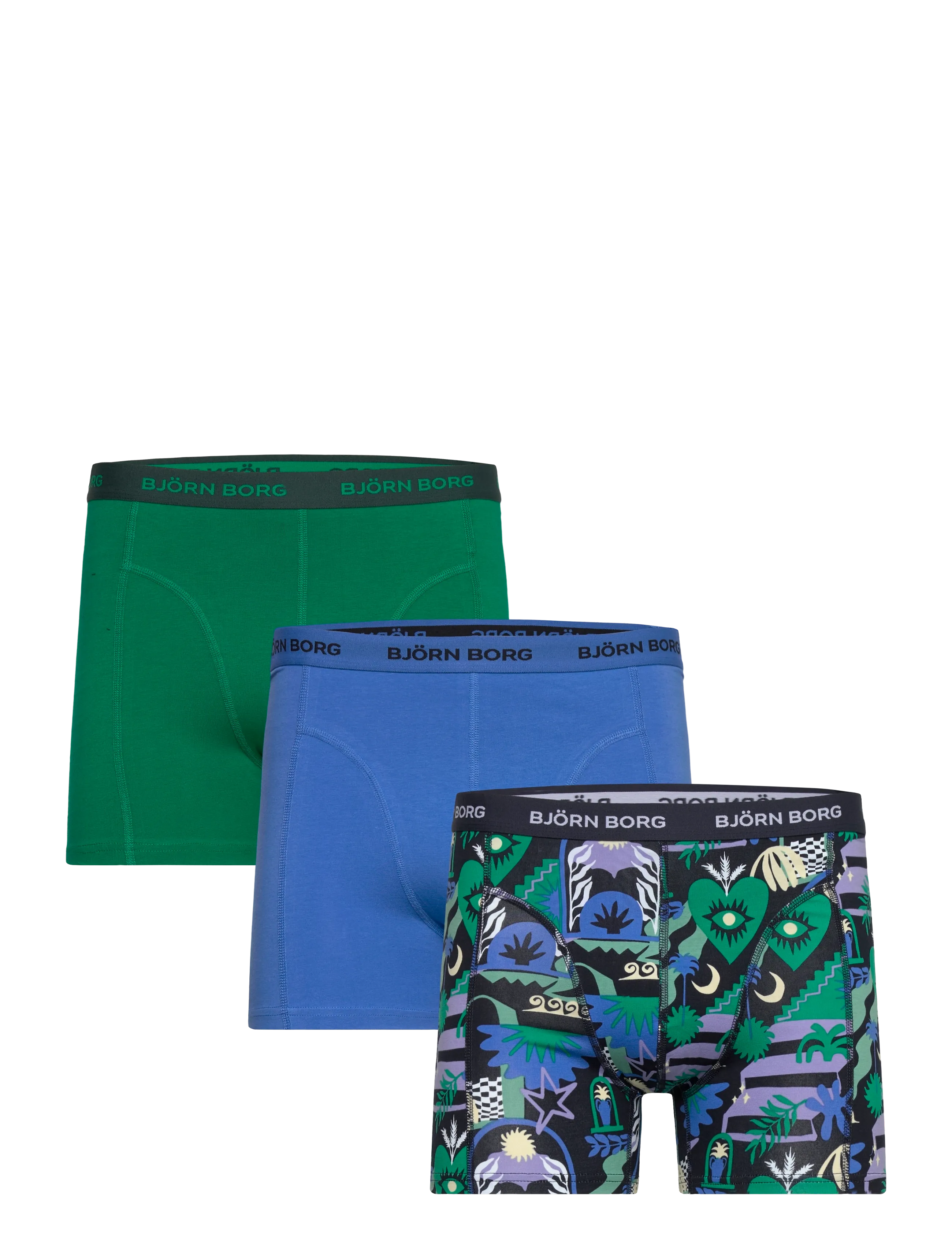 Björn Borg COTTON STRETCH BOXER 3p - Underwear - MULTIPACK 4 / multi