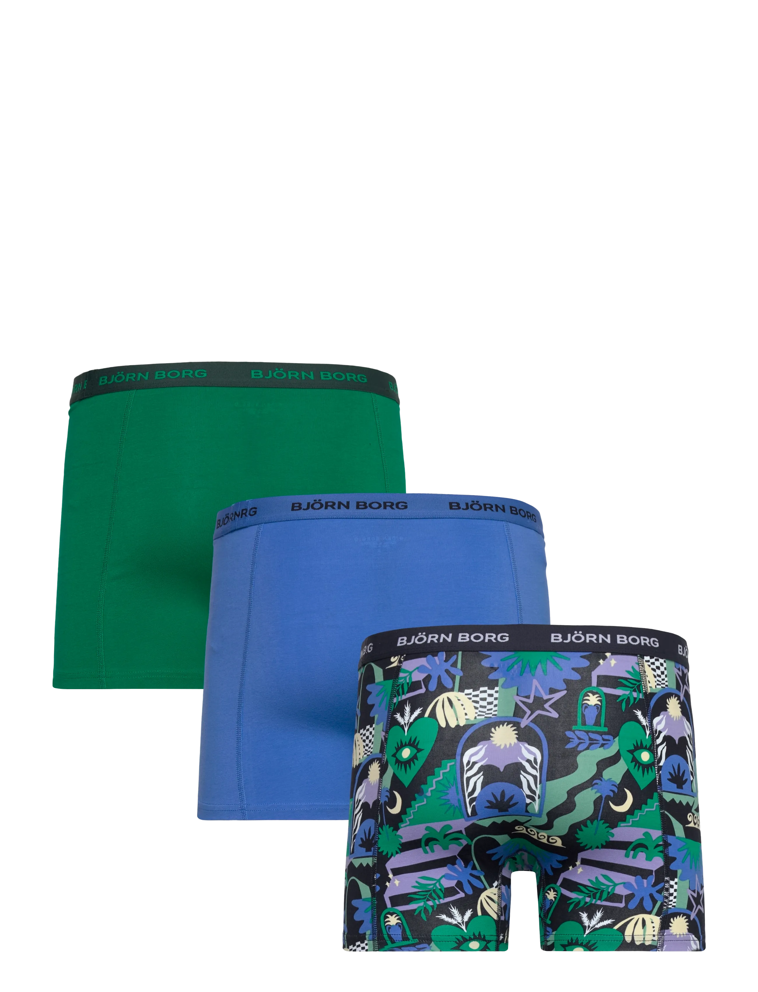 Björn Borg - COTTON STRETCH BOXER 3p - boxershorts - multipack 4 - 1