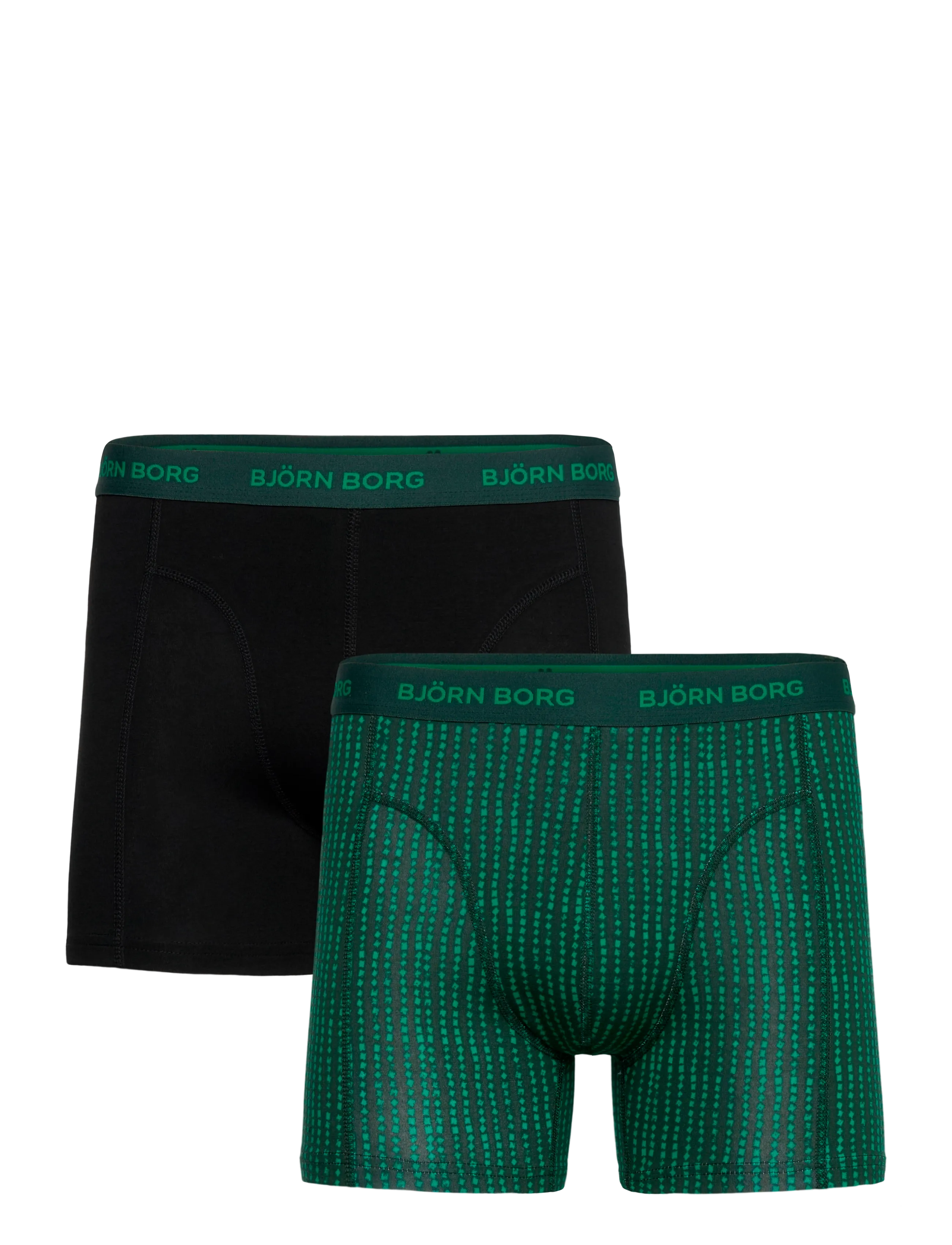 Björn Borg COTTON STRETCH BOXER 2p - Bielizna - MULTIPACK 1 / green