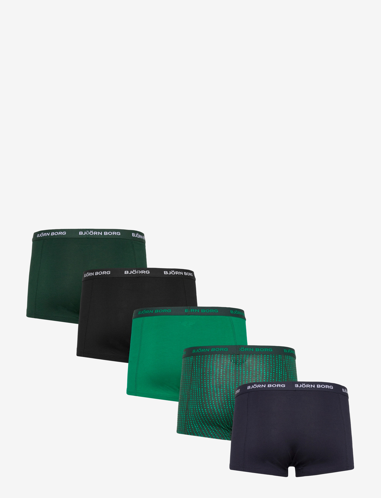 Björn Borg - COTTON STRETCH TRUNK 5p - boxershorts - multipack 1 - 1