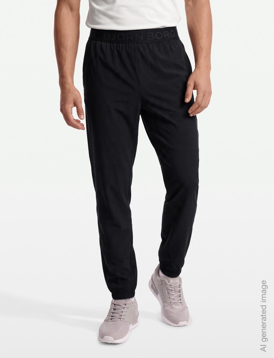 Björn Borg - BORG TRAINING PANTS - trainingshosen - black beauty - 3
