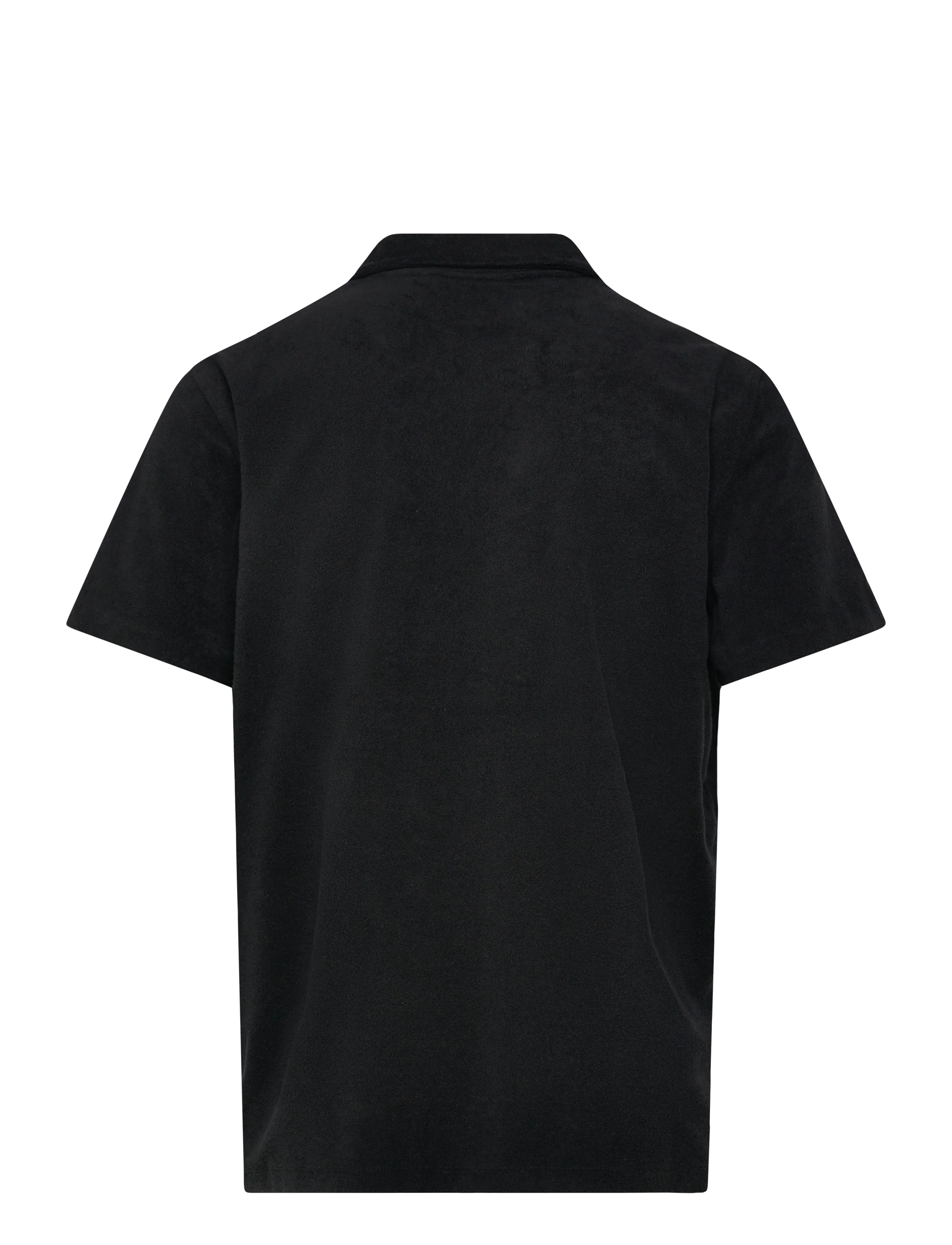 Björn Borg - BORG TOWELING POOL SHIRT - kortermede skjorter - black beauty - 2