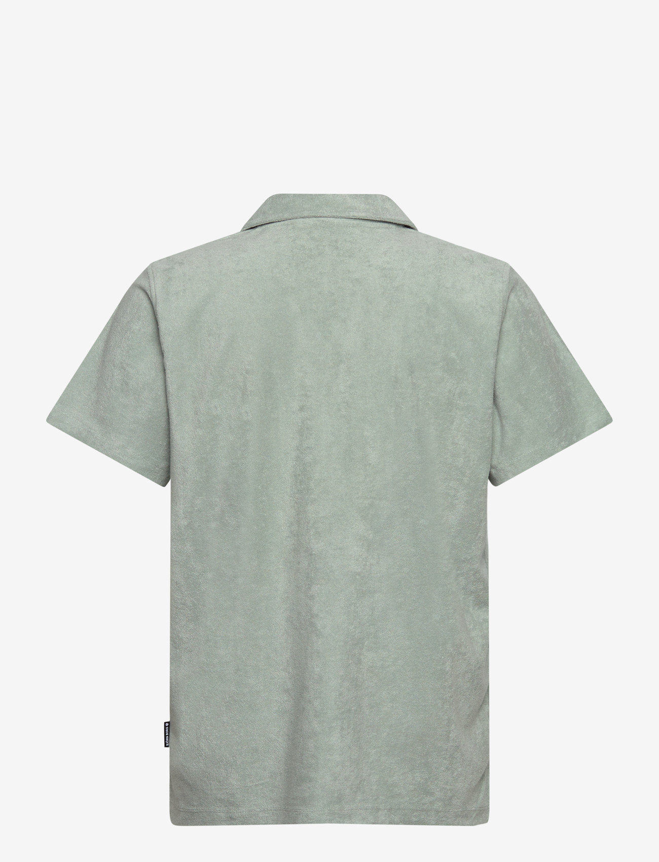 Björn Borg - BORG TOWELING POOL SHIRT - short-sleeved shirts - slate gray - 1
