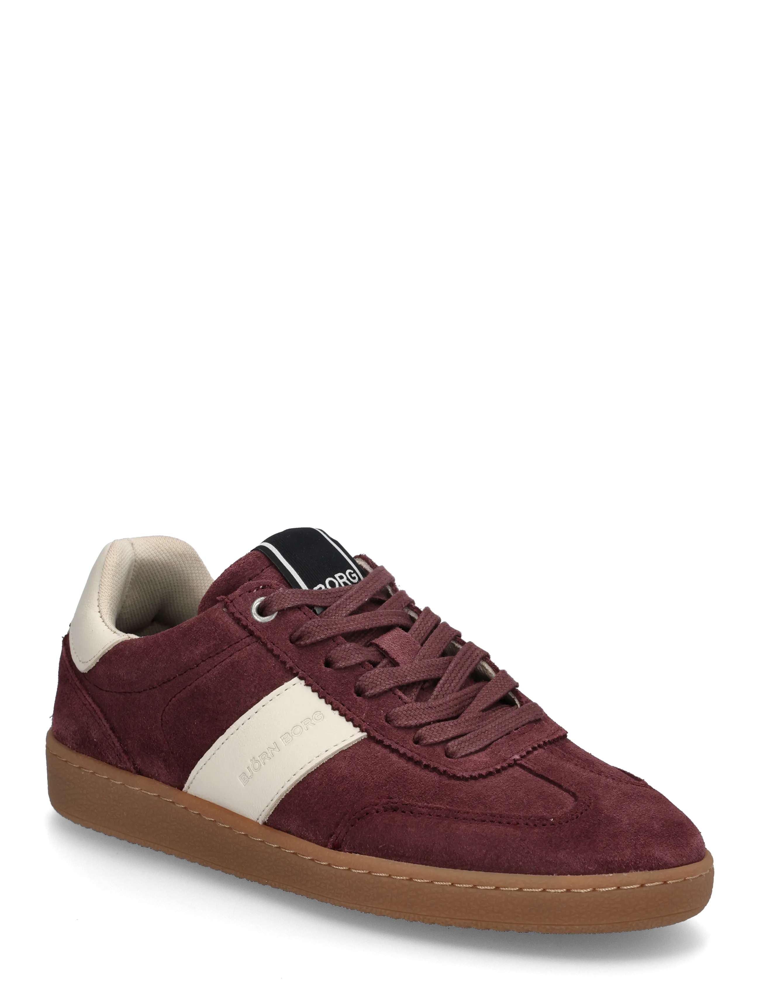 Björn Borg GRACE LT - Niedrige Sneaker - BURGUNDY - WHITE / burgundy