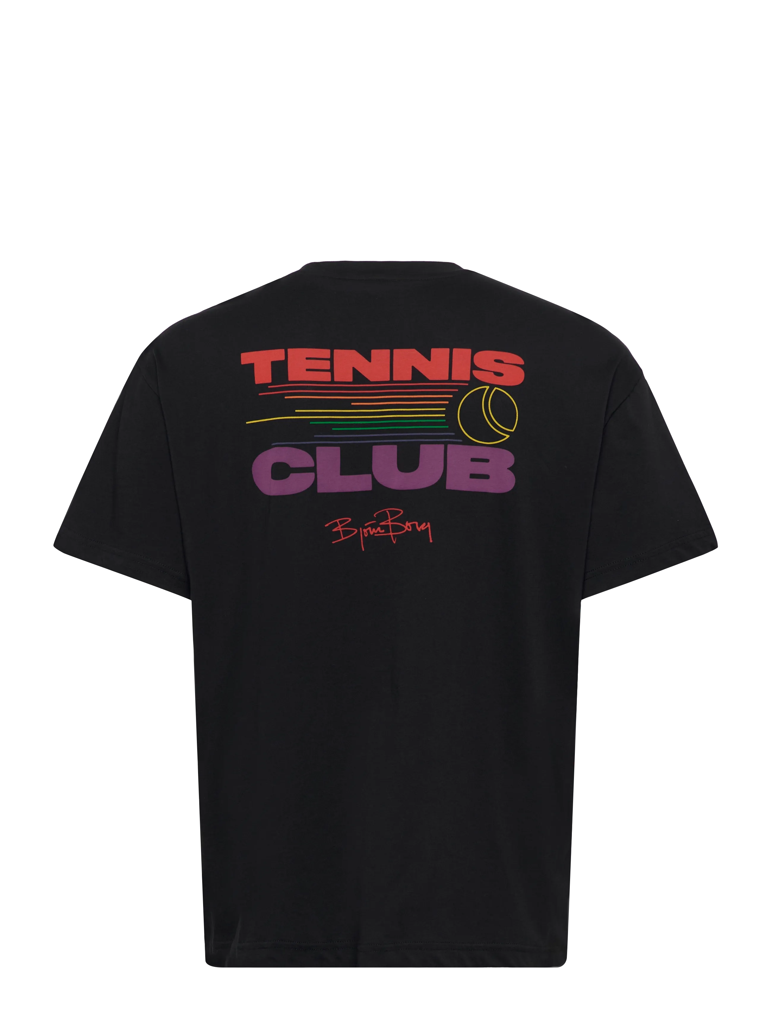 Björn Borg - BORG GYM PRIDE OVERSIZED T-SHIRT - t-shirts - black beauty - 1