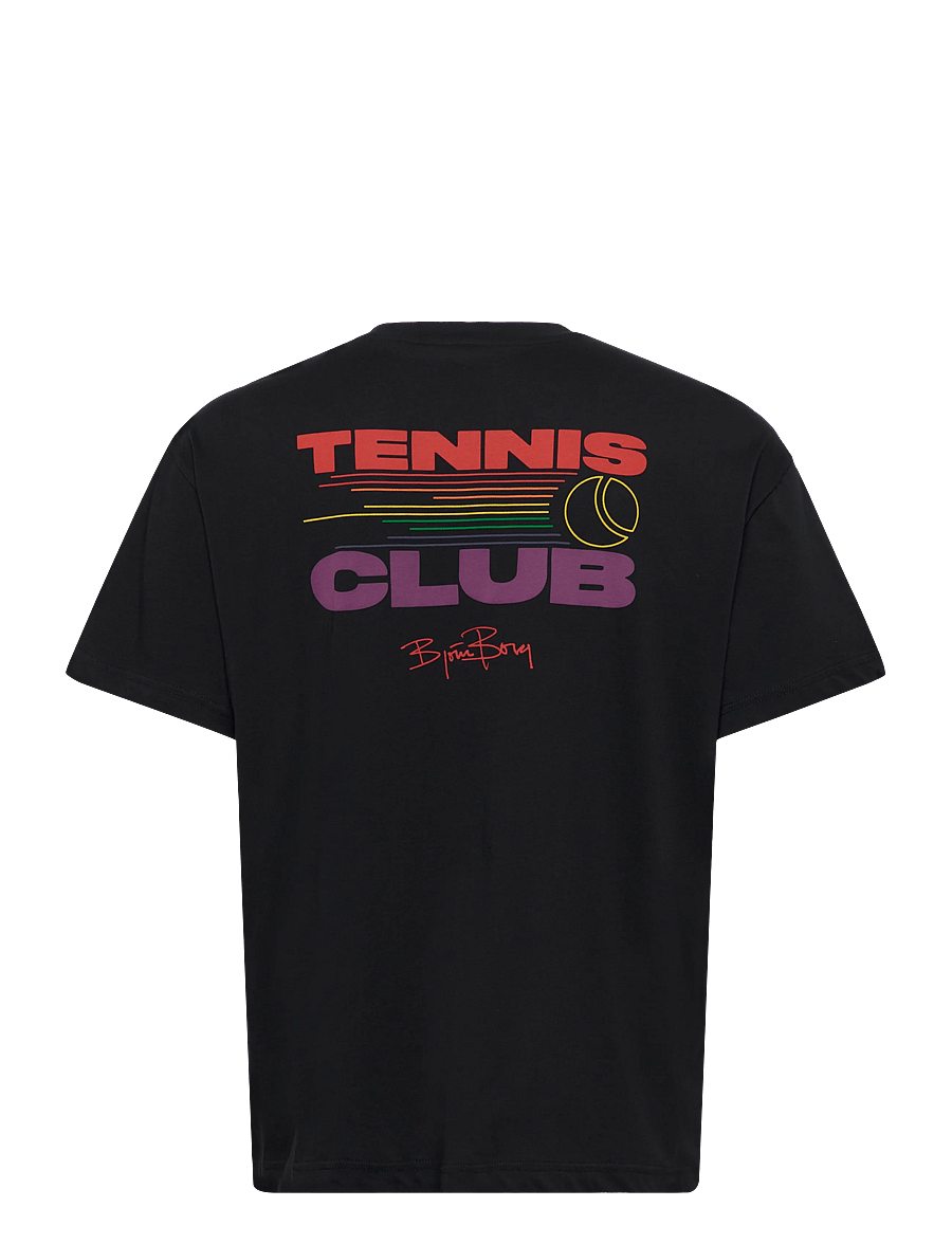 Björn Borg - BORG GYM PRIDE OVERSIZED T-SHIRT - oberteile & t-shirts - black beauty - 1