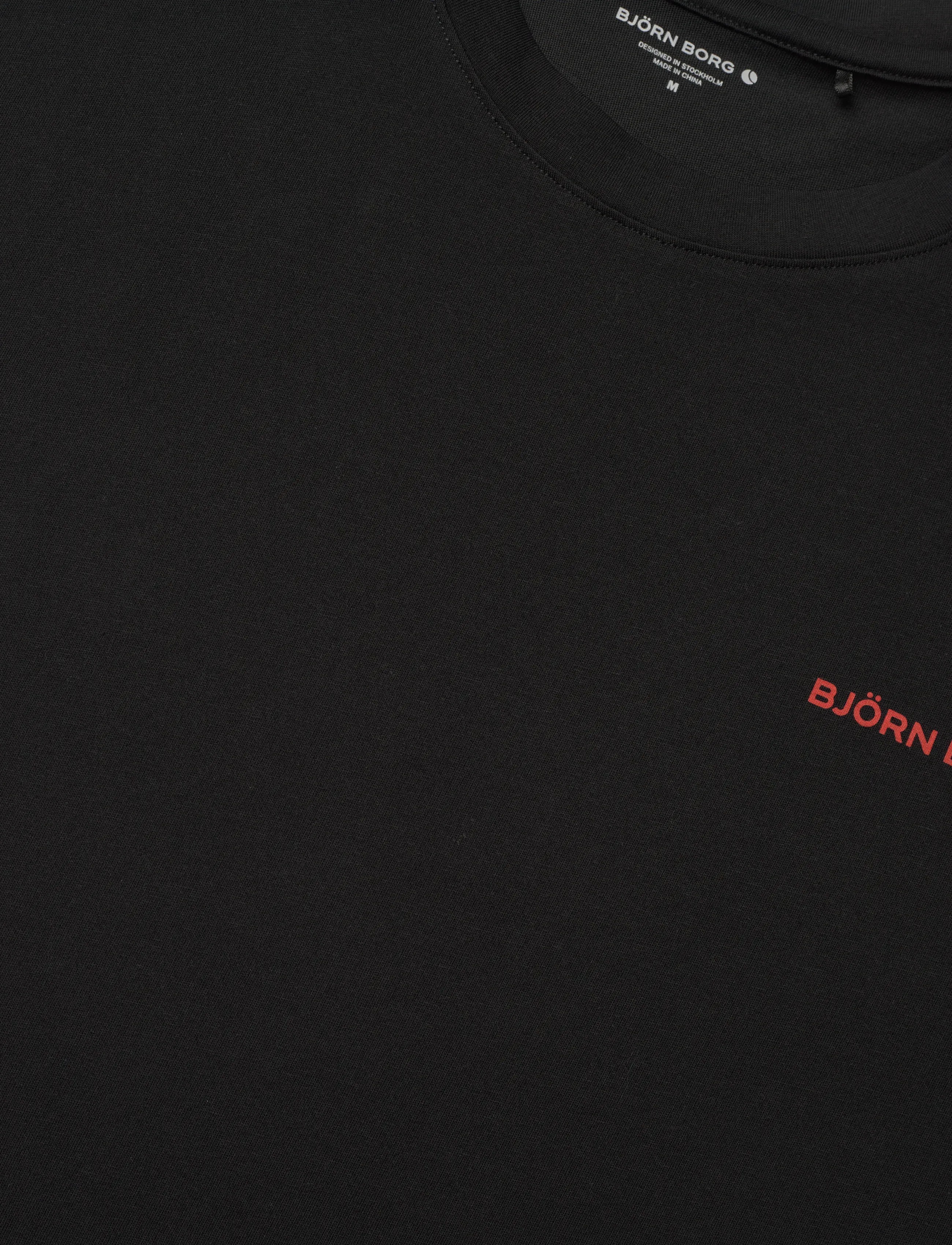 Björn Borg - BORG GYM PRIDE OVERSIZED T-SHIRT - t-shirts - black beauty - 2