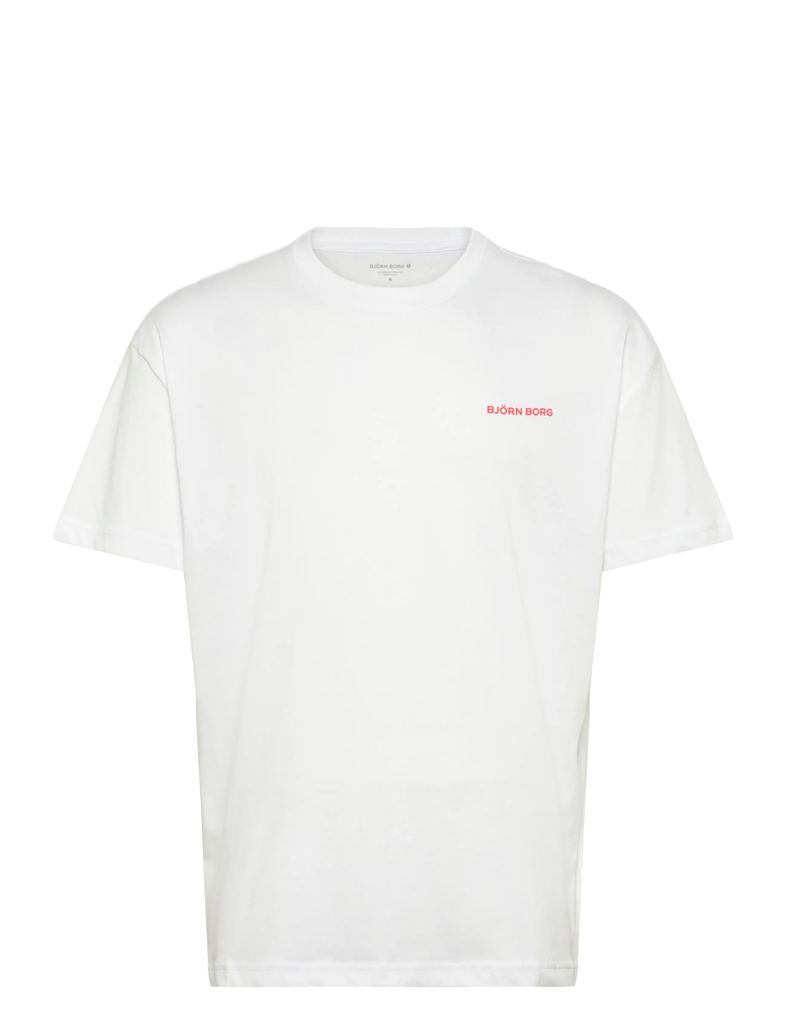 Björn Borg Borg Gym Pride Oversized T-Shirt, Mænd, Oversize T-shirt, Hvid, Str: XL