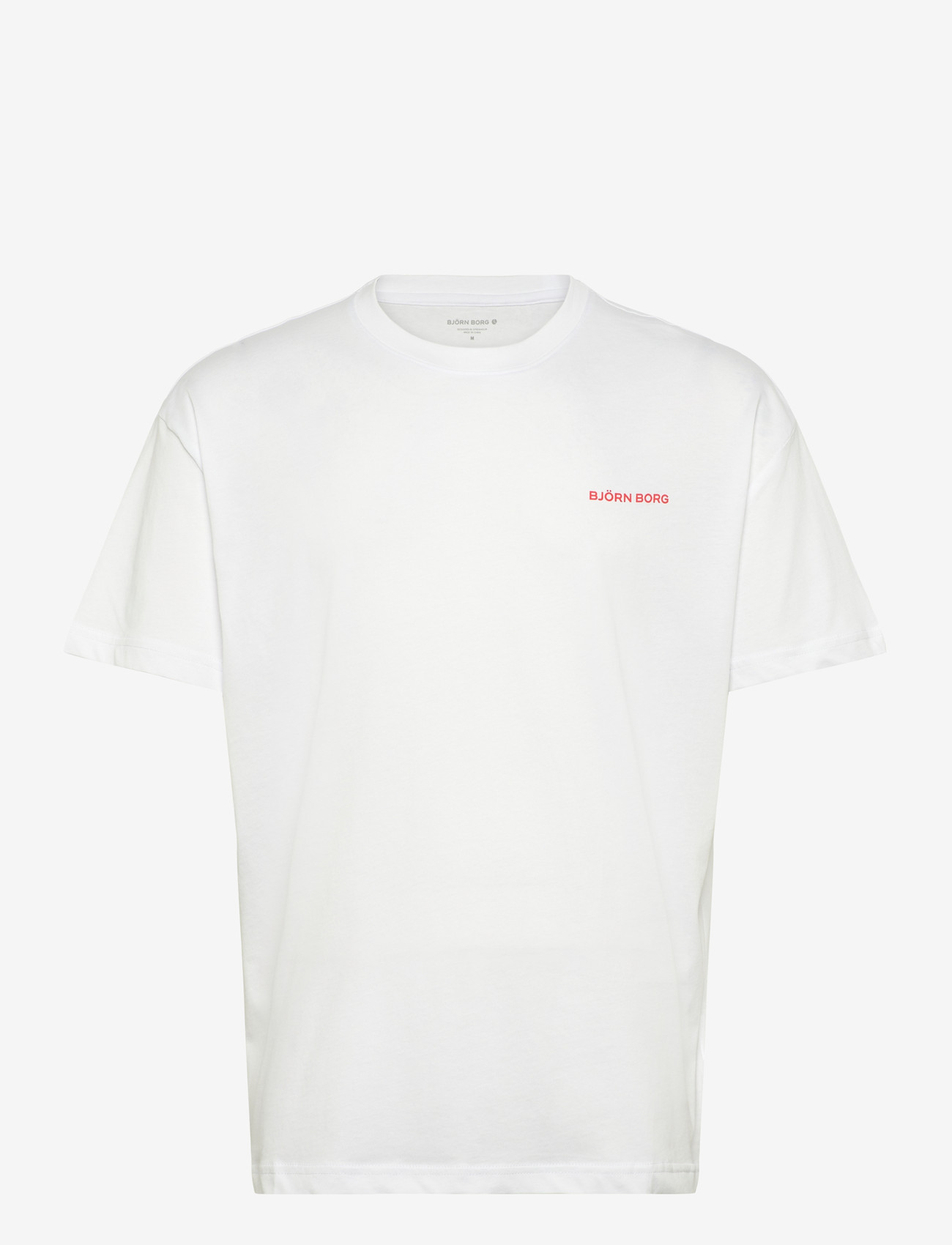 Björn Borg - BORG GYM PRIDE OVERSIZED T-SHIRT - t-shirts - brilliant white - 0