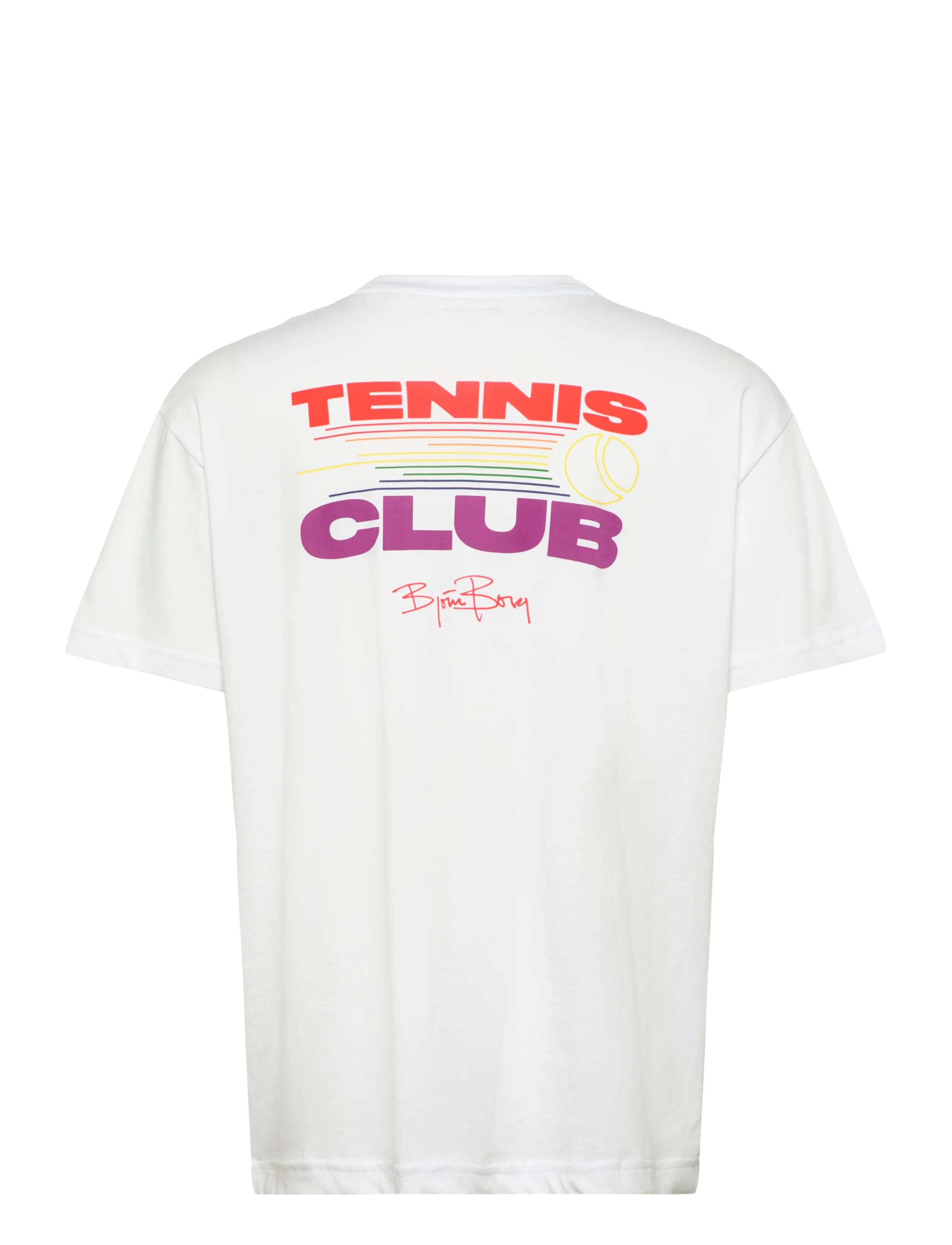 Björn Borg - BORG GYM PRIDE OVERSIZED T-SHIRT - tops & t-shirts - brilliant white - 1
