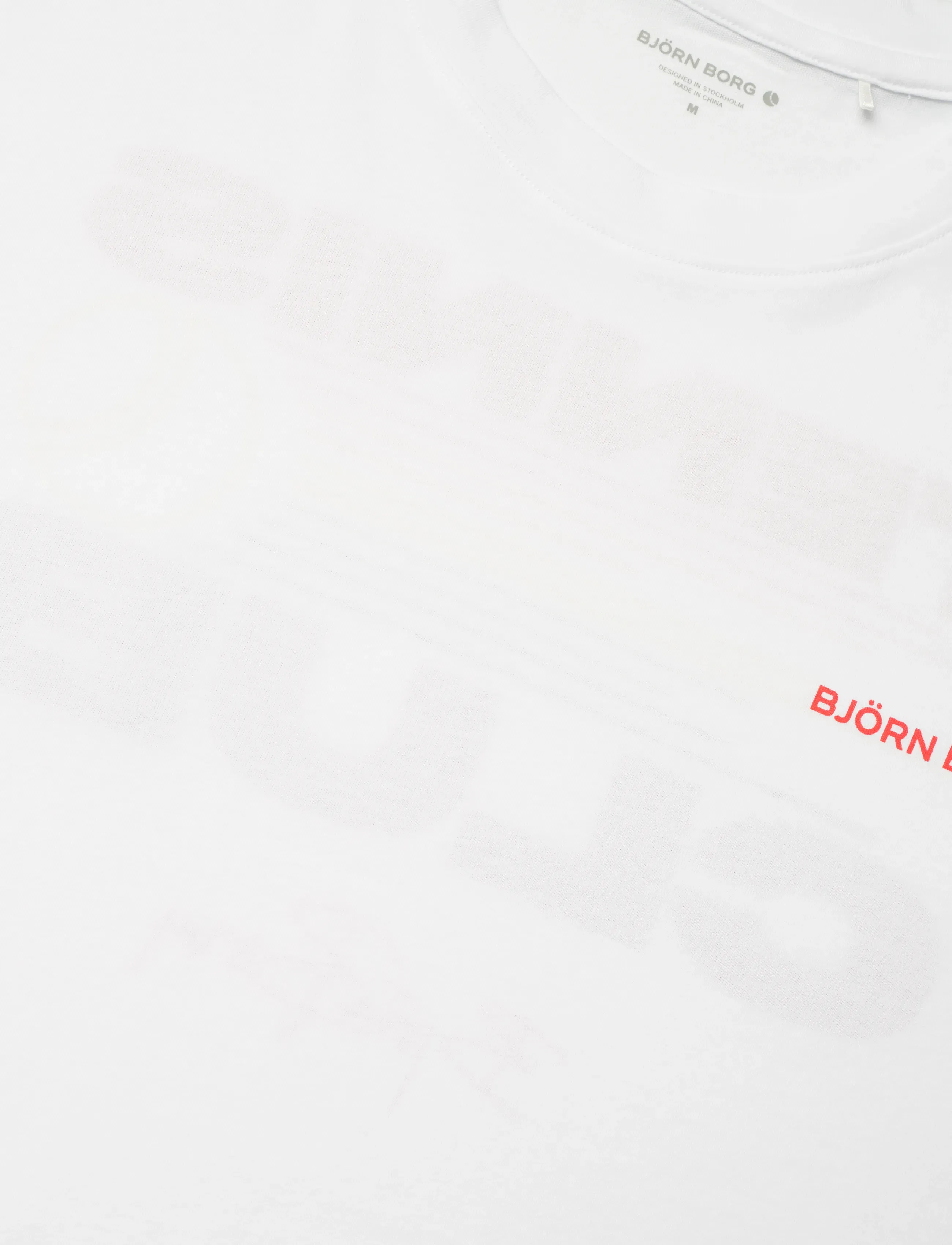Björn Borg - BORG GYM PRIDE OVERSIZED T-SHIRT - oberteile & t-shirts - brilliant white - 2