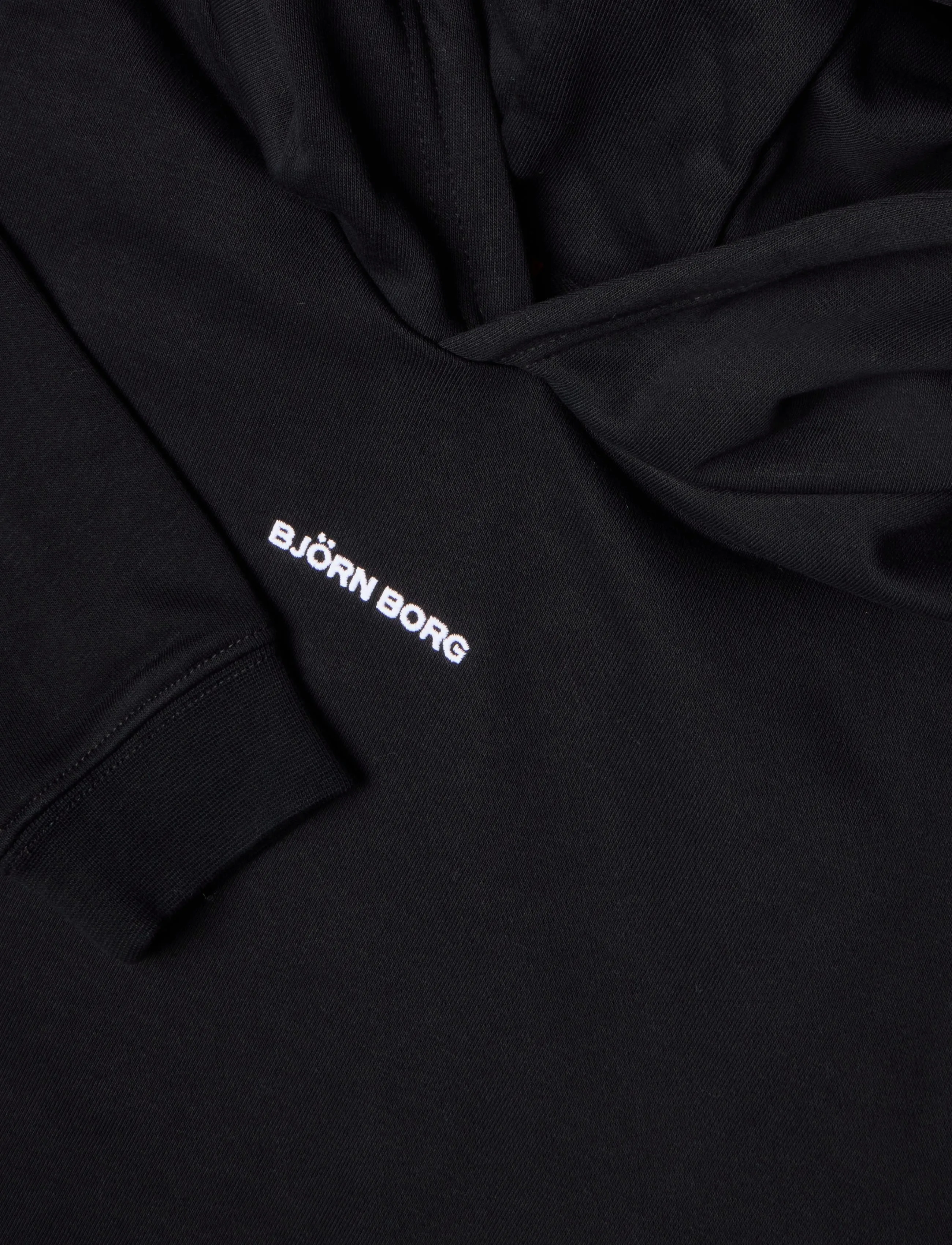 Björn Borg - BORG CLASSIC HOODIE - hættetrøjer - black beauty - 2