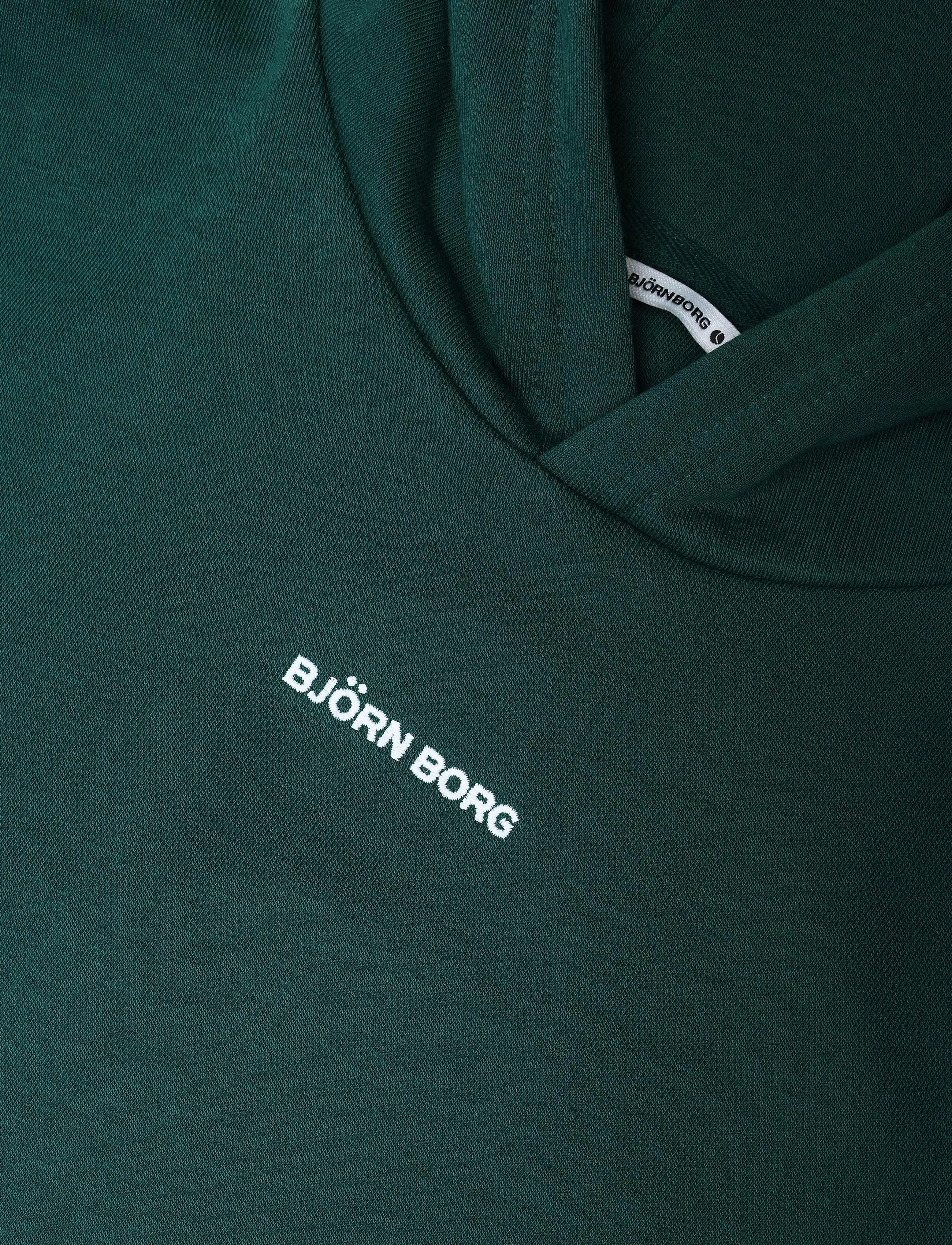 Björn Borg - BORG CLASSIC HOODIE - huvtröjor - rain forest - 2