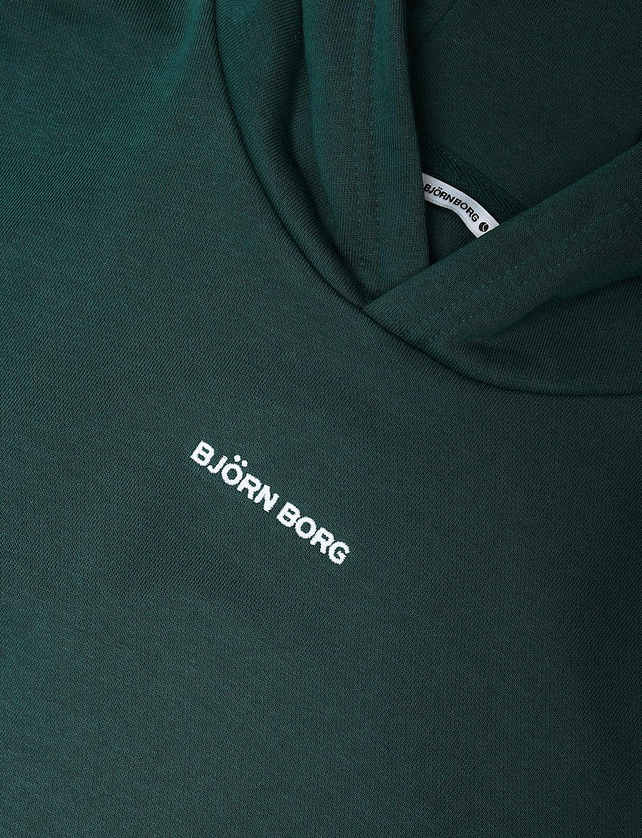 Björn Borg - BORG CLASSIC HOODIE - huvtröjor - rain forest - 2