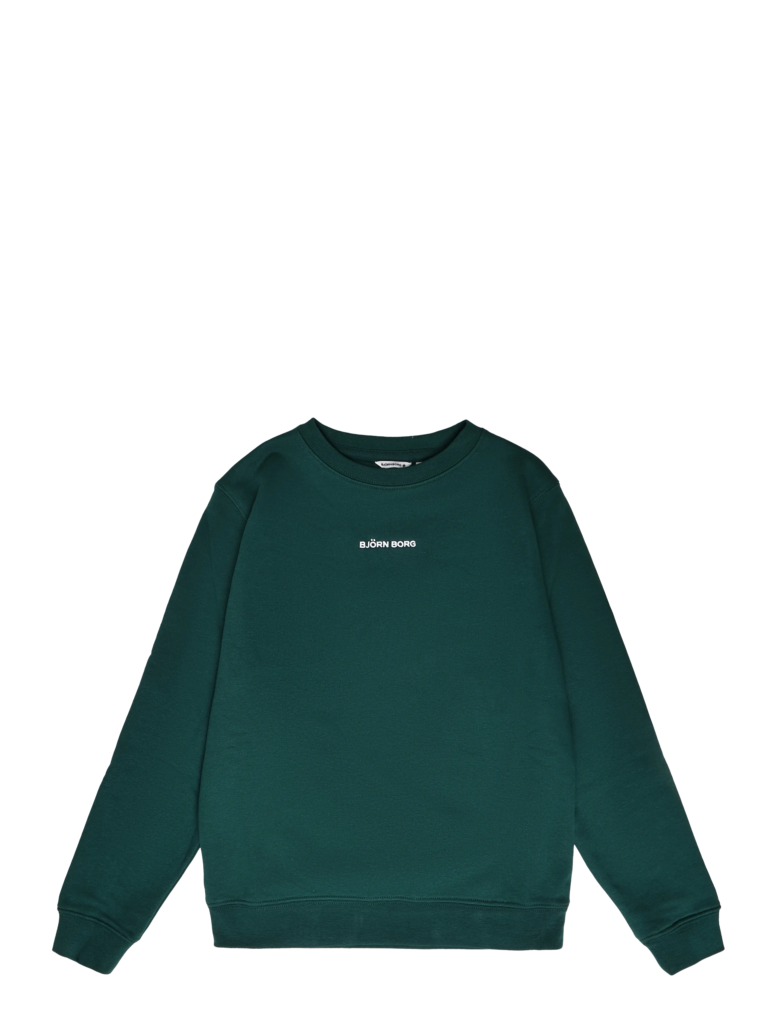 Björn Borg BORG CLASSIC SWEATSHIRT - Barn 98-134 - RAIN FOREST / green