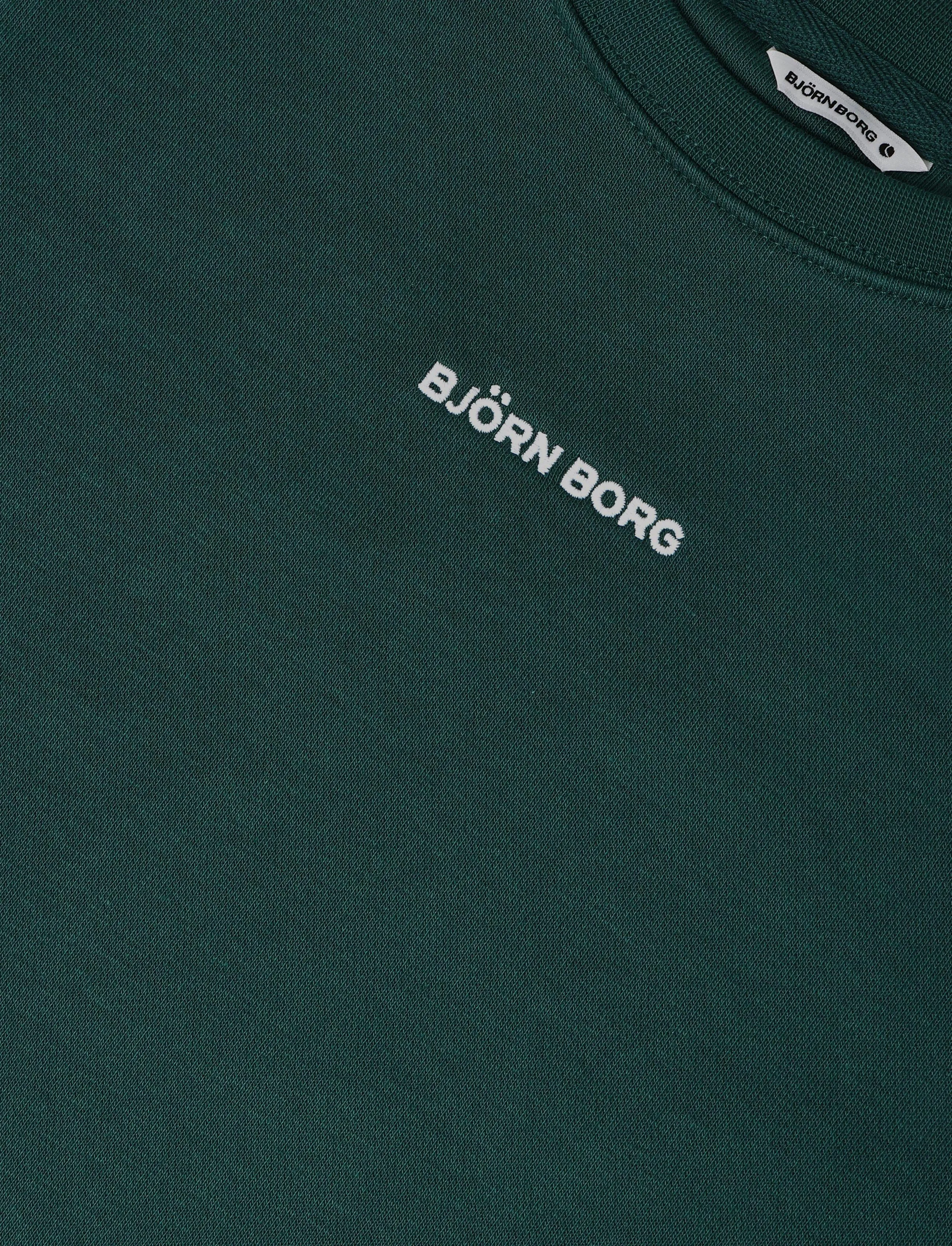 Björn Borg - BORG CLASSIC SWEATSHIRT - sweatshirts - rain forest - 2