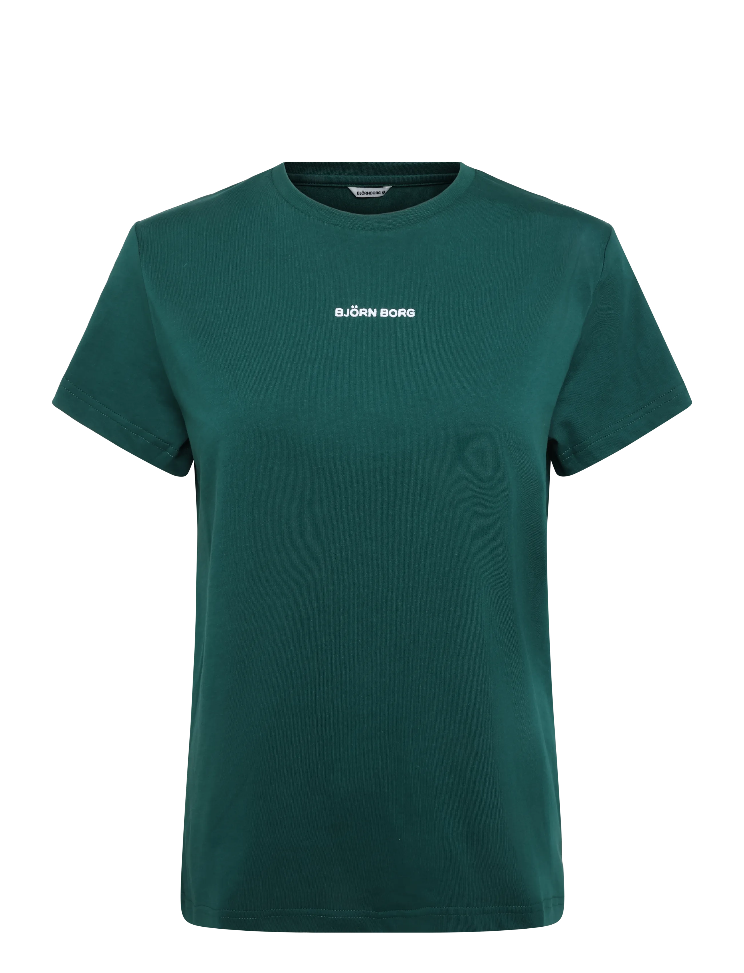 Björn Borg Borg Classic T-Shirt, Kinder, Klassisches Rundhals T-Shirt, Grün, Gr.158-164