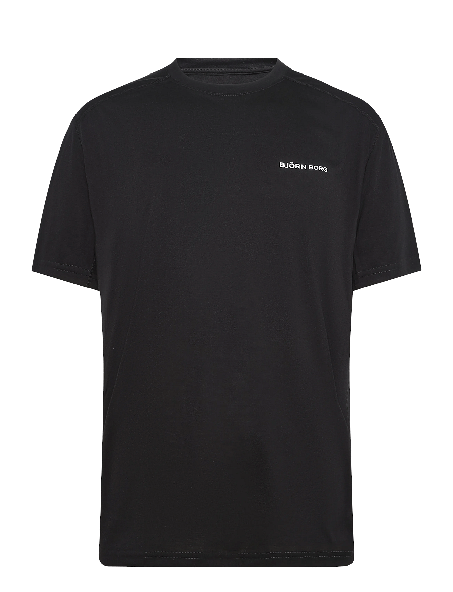 Björn Borg - BORG SOFT SPORTS T-SHIRT - tops & t-shirts - black beauty - 0