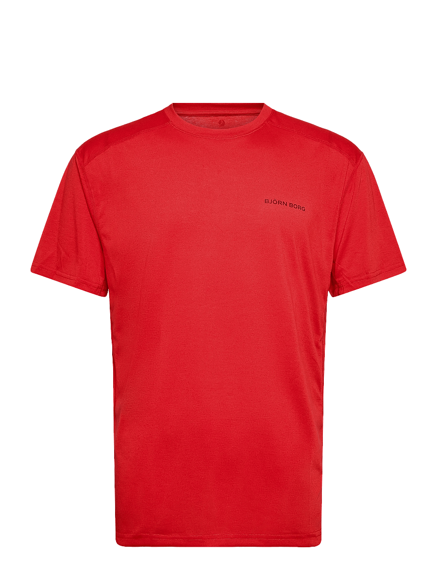 Björn Borg - BORG SOFT SPORTS T-SHIRT - tops & t-shirts - flame scarlet - 0