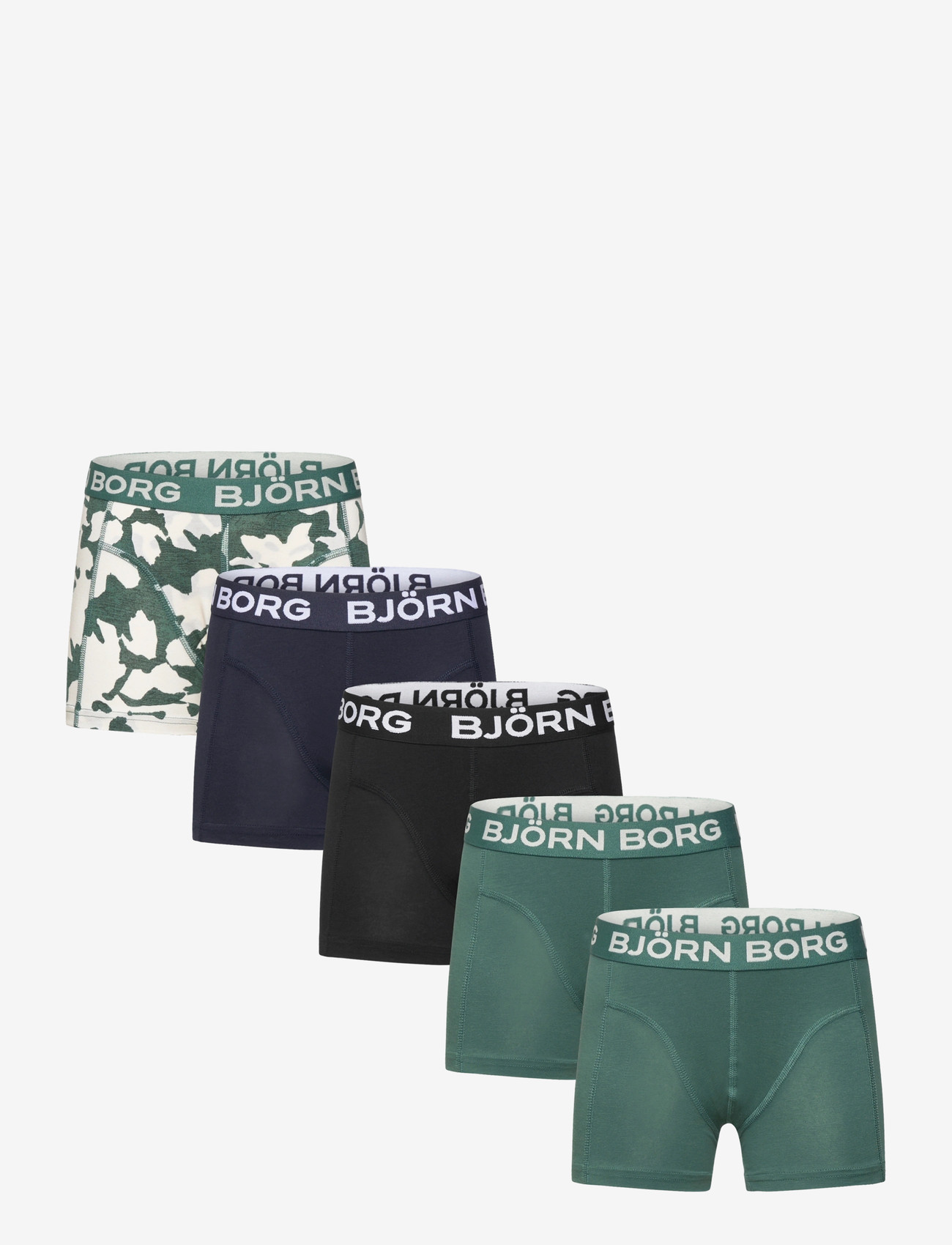 Björn Borg - COTTON STRETCH BOXER 5p - underbukser - multipack 2 - 0