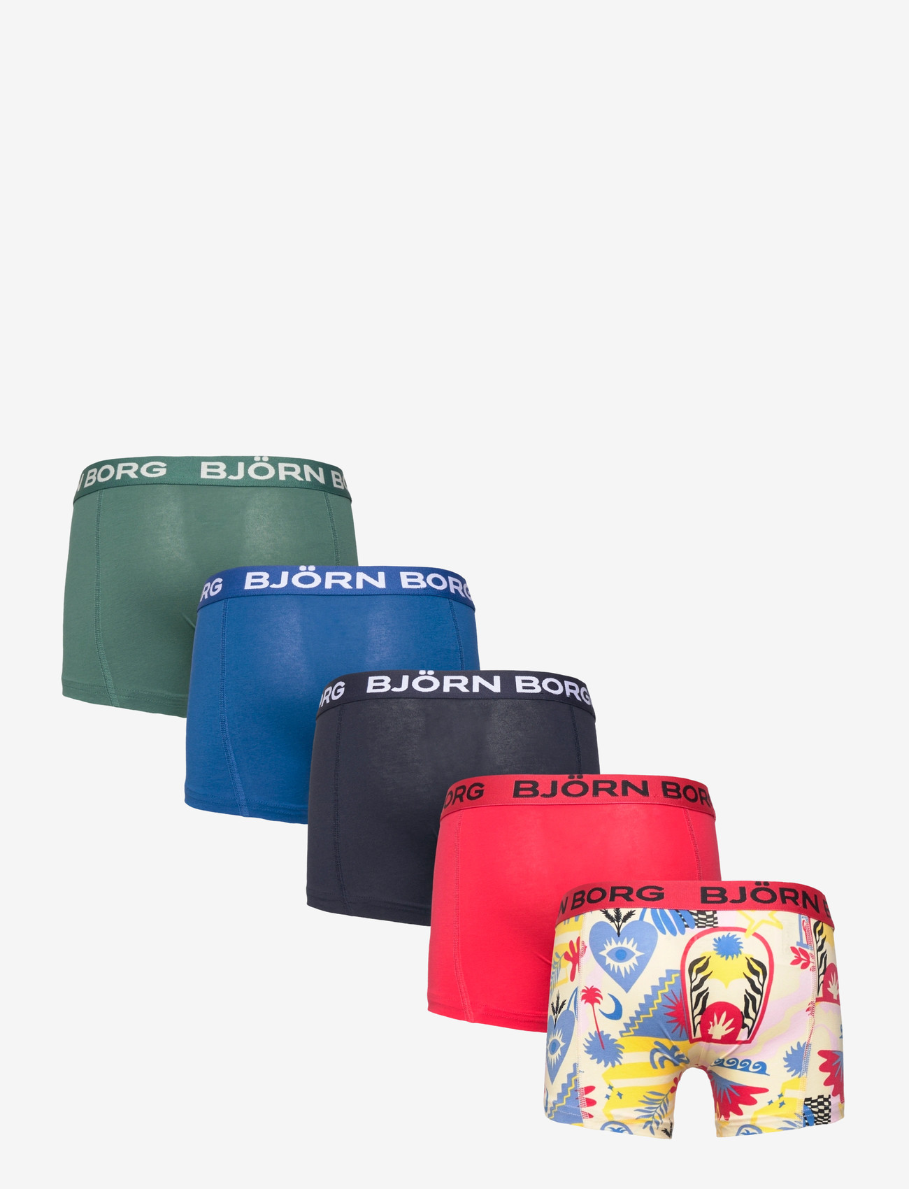 Björn Borg - COTTON STRETCH BOXER 5p - kalsonger - multipack 3 - 1