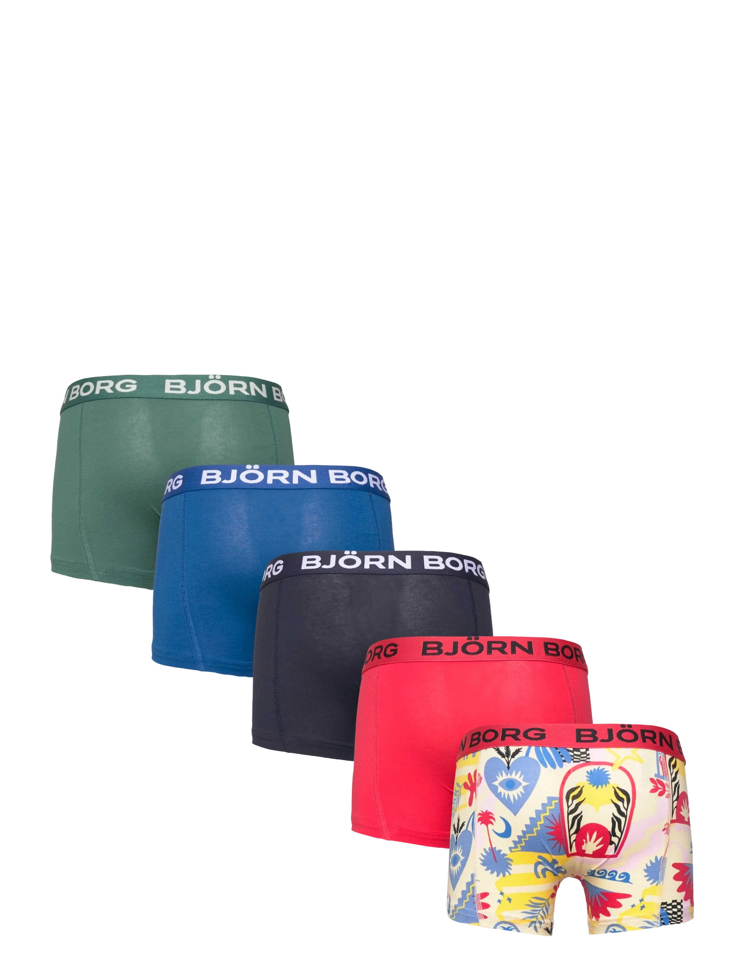 Björn Borg - COTTON STRETCH BOXER 5p - unterhosen - multipack 3 - 1
