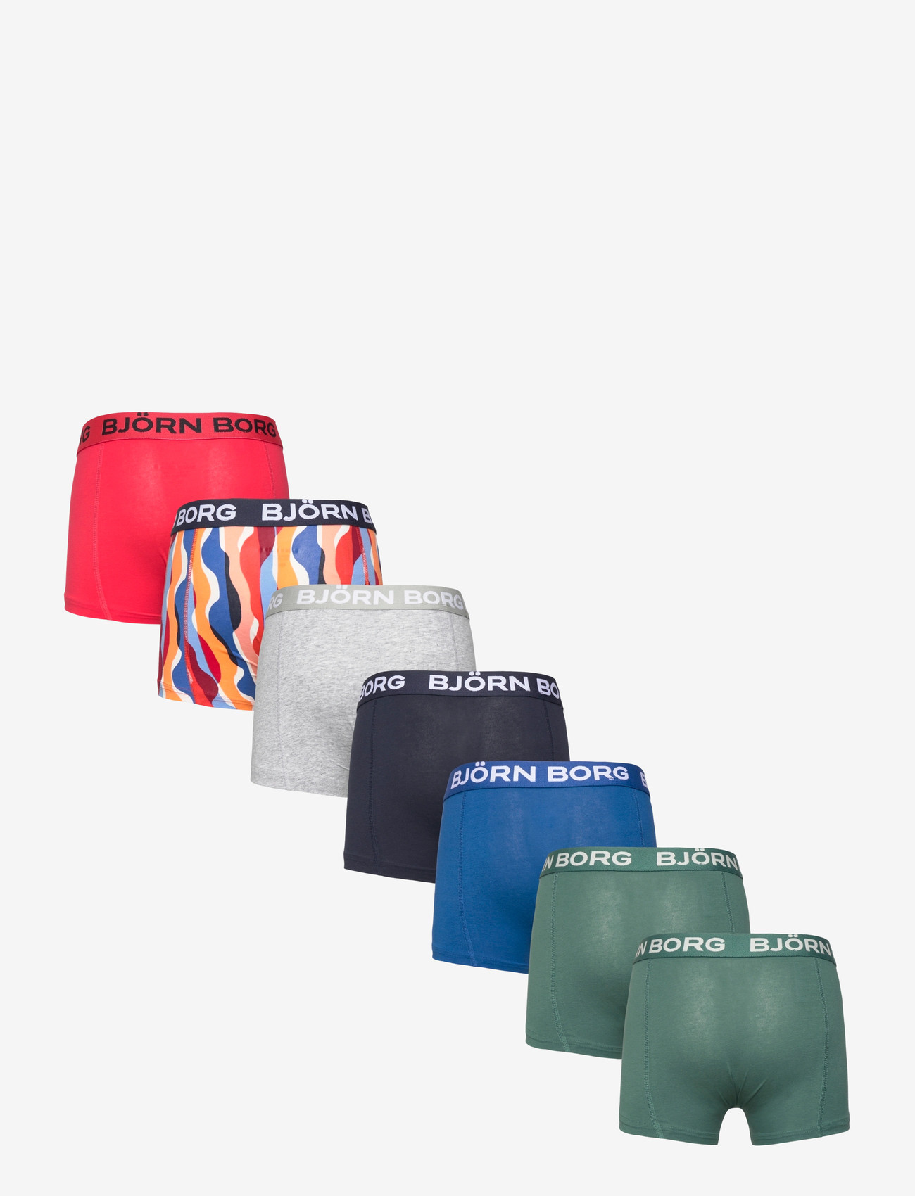 Björn Borg - COTTON STRETCH BOXER 7p - kalsonger - multipack 1 - 1