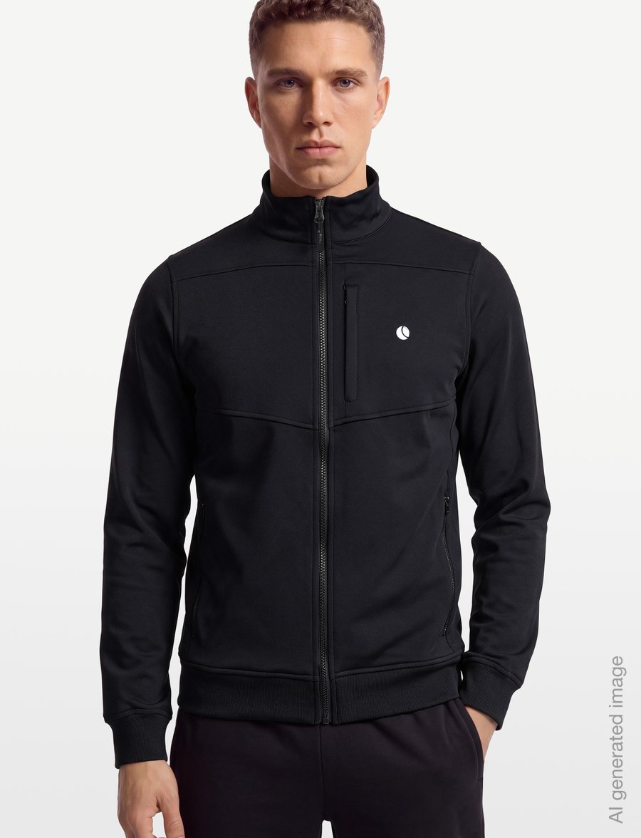 Björn Borg - ACE COURT JACKET - sportsjakker - black beauty - 3