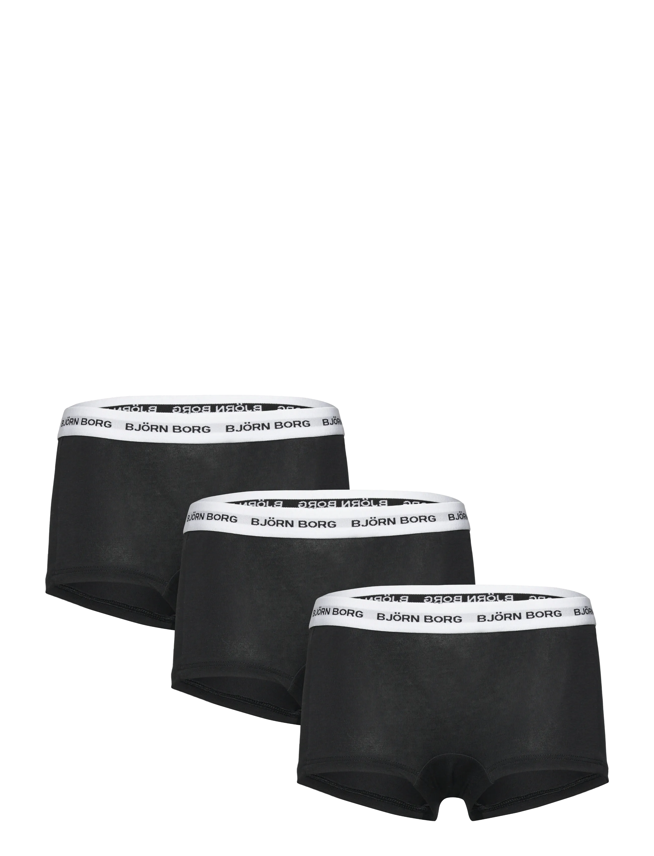 Björn Borg COTTON STRETCH LOGO BOXER SHORTS 3p - Aluspesu - MULTIPACK 1 / black