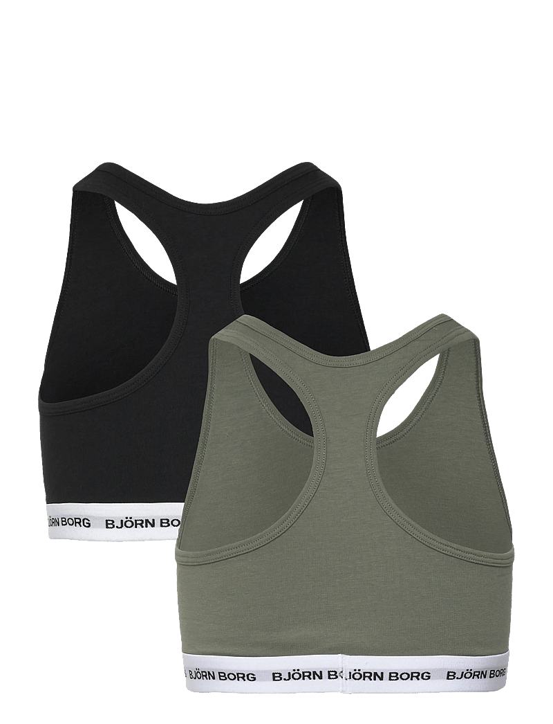 Björn Borg - COTTON STRETCH LOGO SOFT TOP 2p - tops - multipack 1 - 1