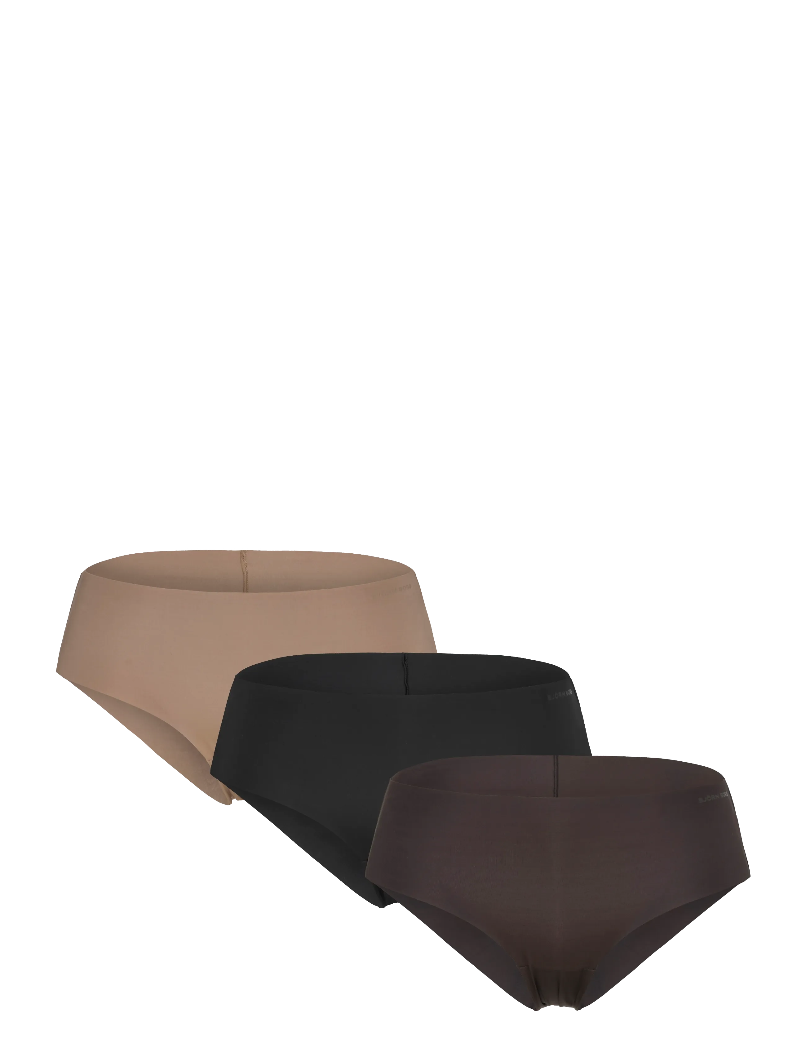 Björn Borg INVISIBLE HIPSTER 3p - Björn Borg - MULTIPACK 1 / brown