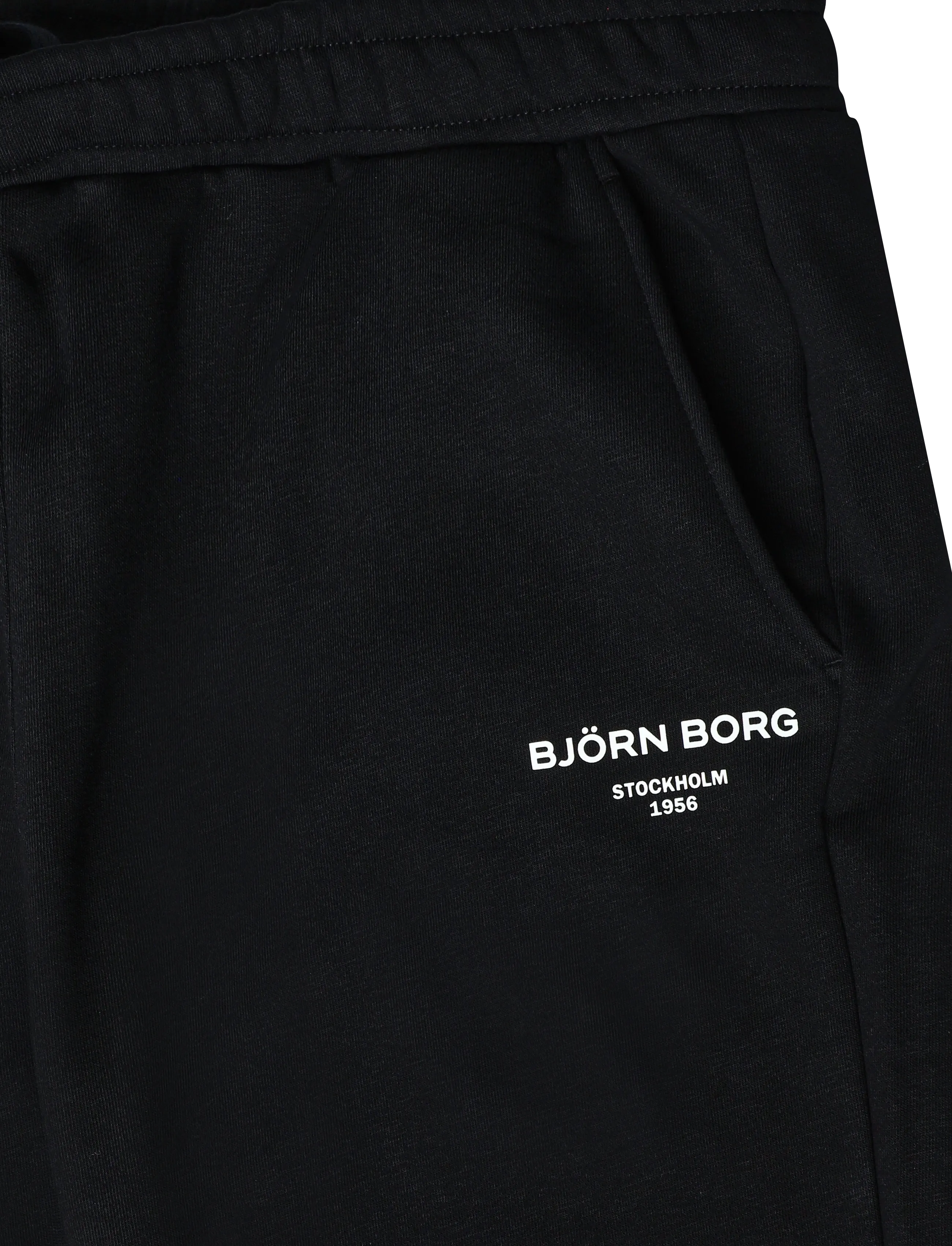 Björn Borg - BORG ESSENTIAL 1 STRAIGHT SWEATPANTS - trennipüksid - black beauty - 3