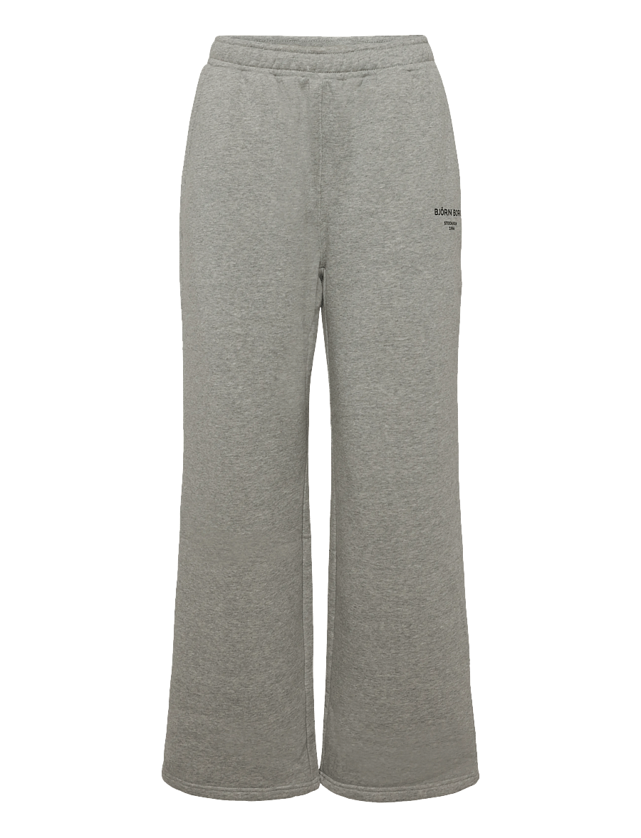 Björn Borg - BORG ESSENTIAL 1 STRAIGHT SWEATPANTS - trainingshosen - light grey melange - 0