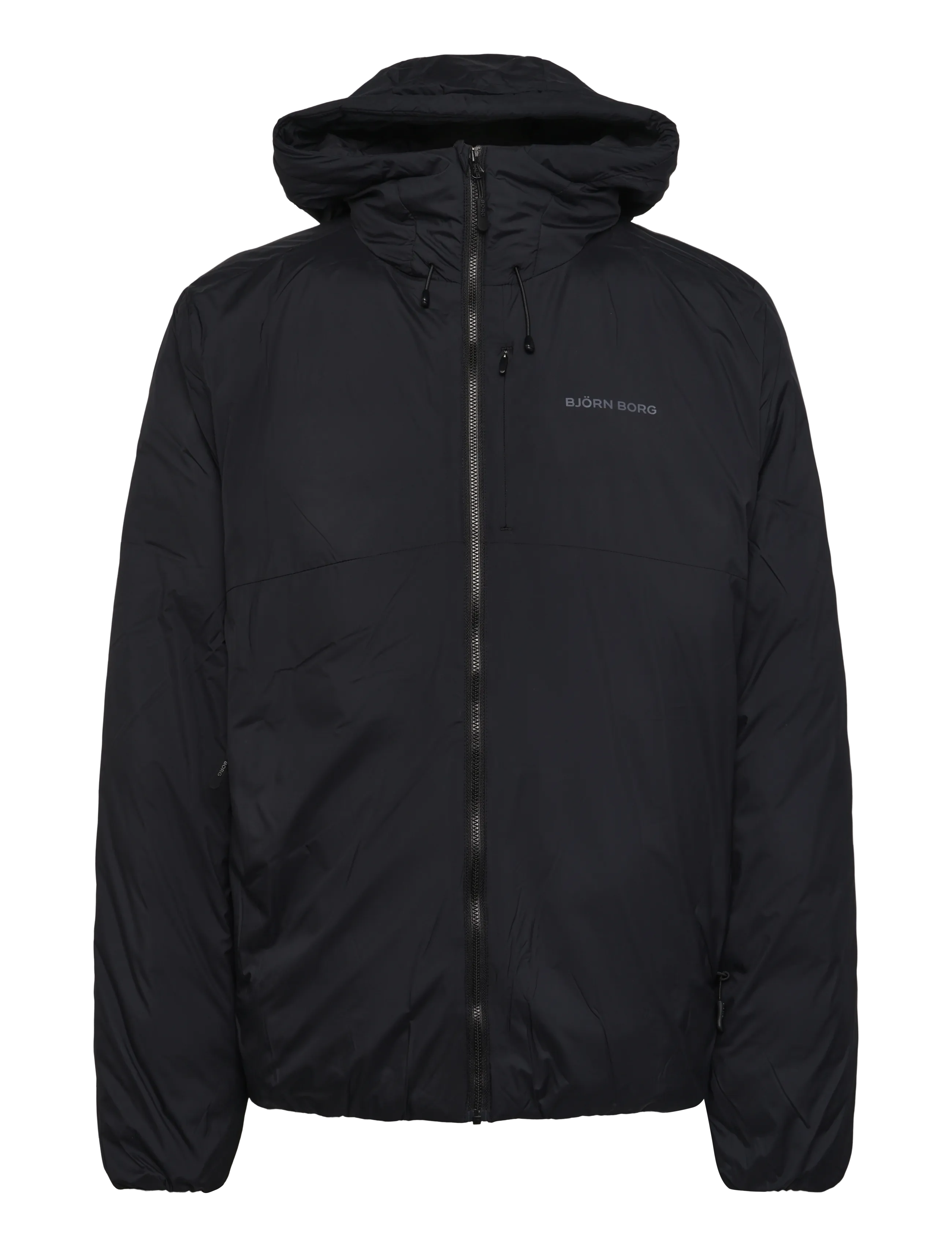 Björn Borg BORG LINER HOOD JACKET - Dunjakker - BLACK BEAUTY / black