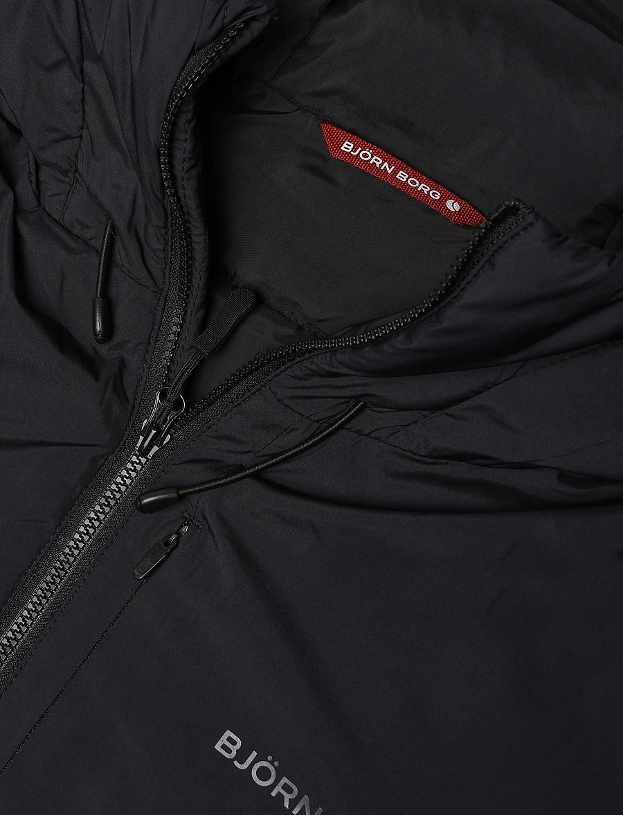 Björn Borg - BORG LINER HOOD JACKET - down jackets - black beauty - 2