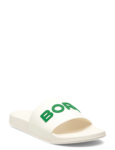 Björn Borg KNOX MLD - Schuhe - WHITE - GREEN / white