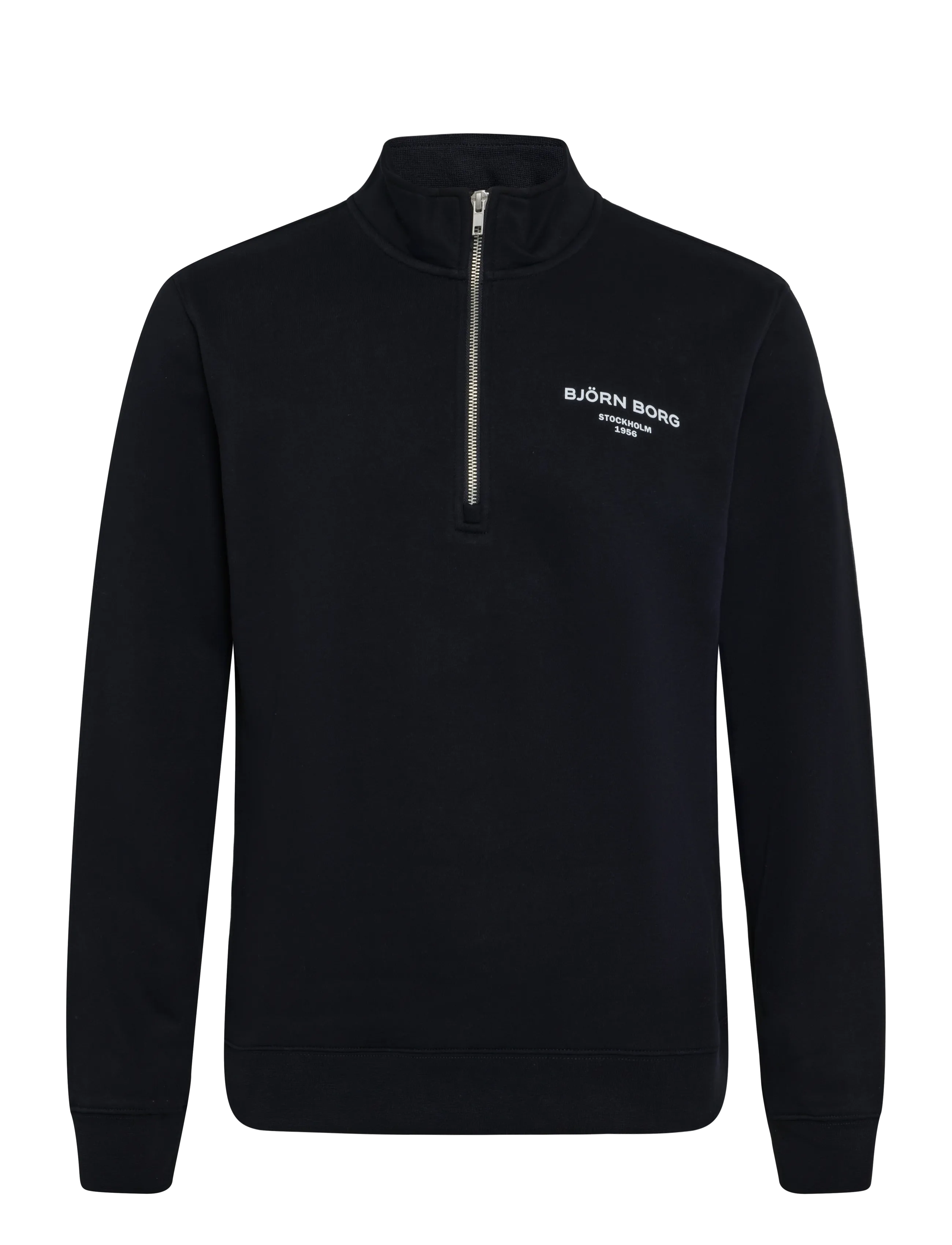 Björn Borg BORG ESSENTIAL 1 HALF ZIP - Björn Borg - BLACK BEAUTY / black