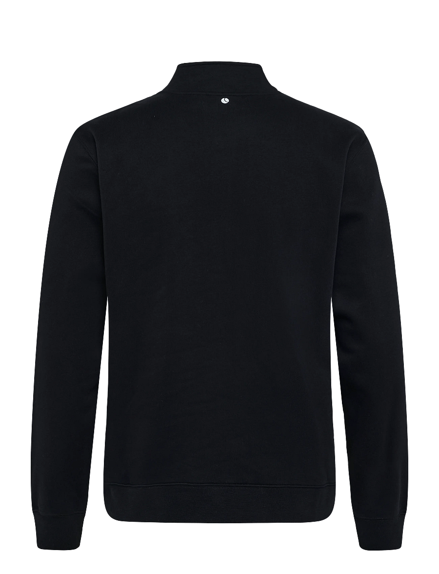 Björn Borg - BORG ESSENTIAL 1 HALF ZIP - oberteile - black beauty - 1