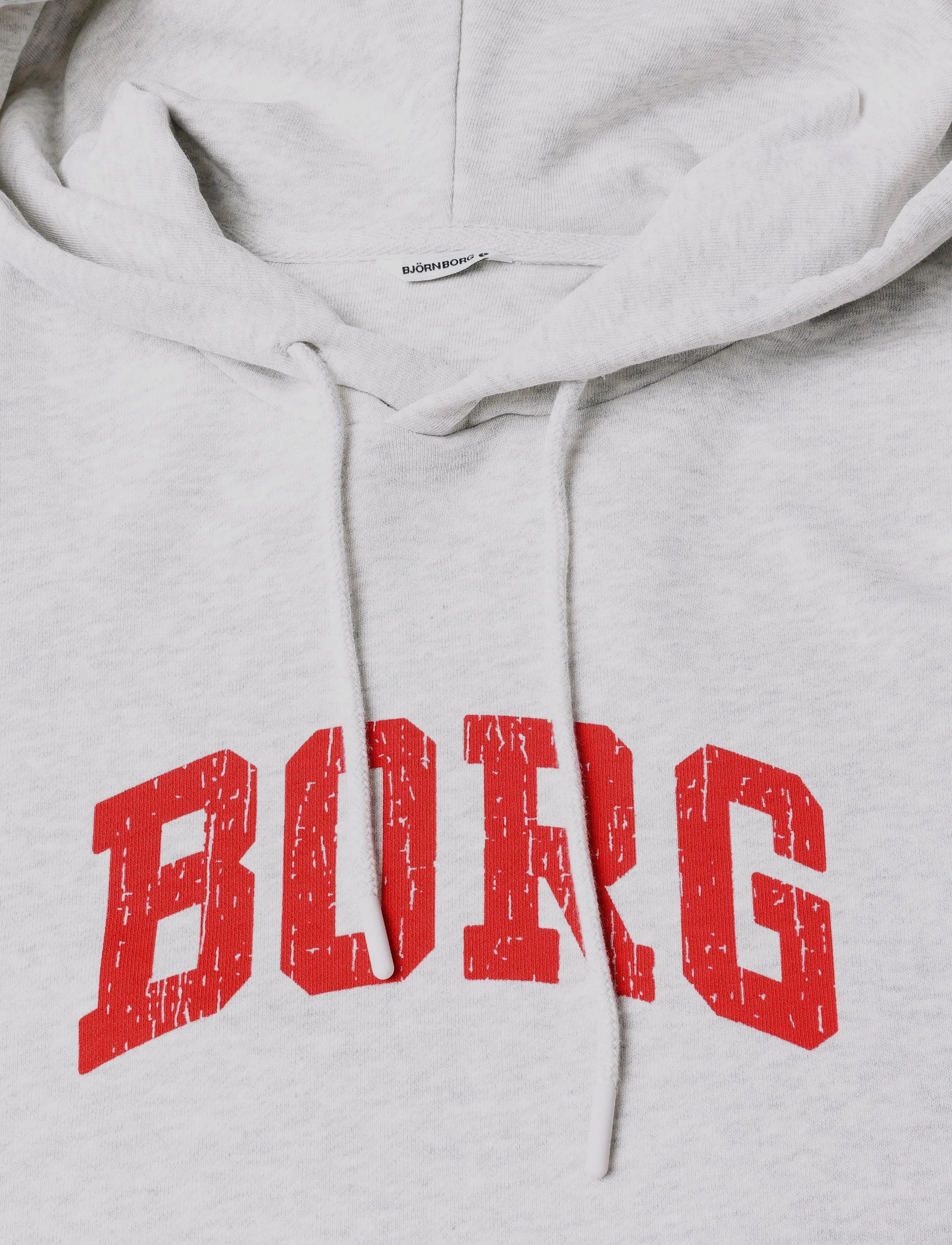 Björn Borg - BORG CLASSIC PRINT HOODIE - ultra light grey melange - 2