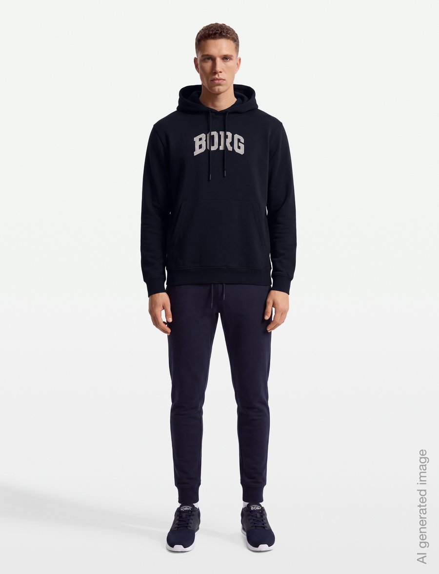 Björn Borg - BORG CLASSIC PRINT HOODIE - overdeler - night sky - 0