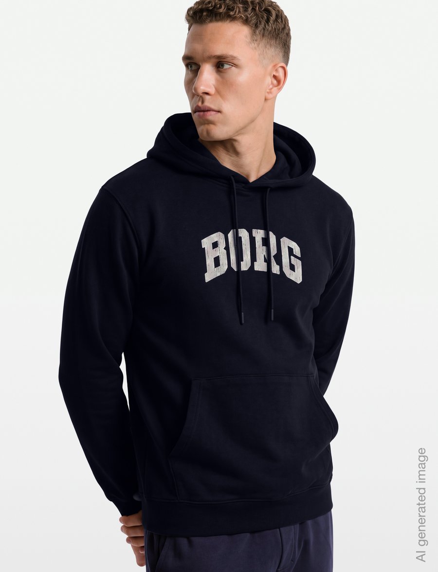 Björn Borg - BORG CLASSIC PRINT HOODIE - overdeler - night sky - 3