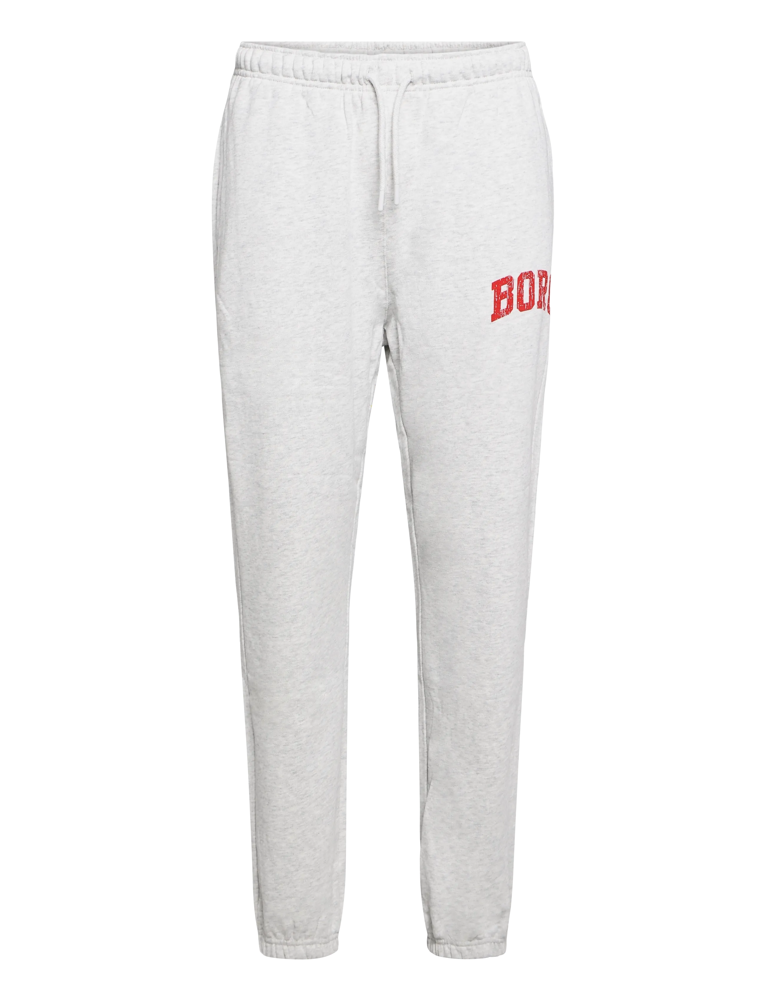 Björn Borg BORG CLASSIC PRINT SWEATPANTS - Kleidung - ULTRA LIGHT GREY MELANGE / grey