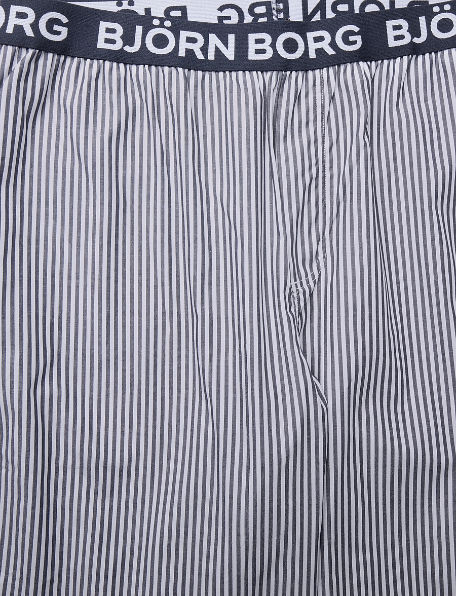 Björn Borg - CORE WOVEN LOGO PYJAMA PANTS - pyjamasbyxor - bb fresh stripe 5 - 3