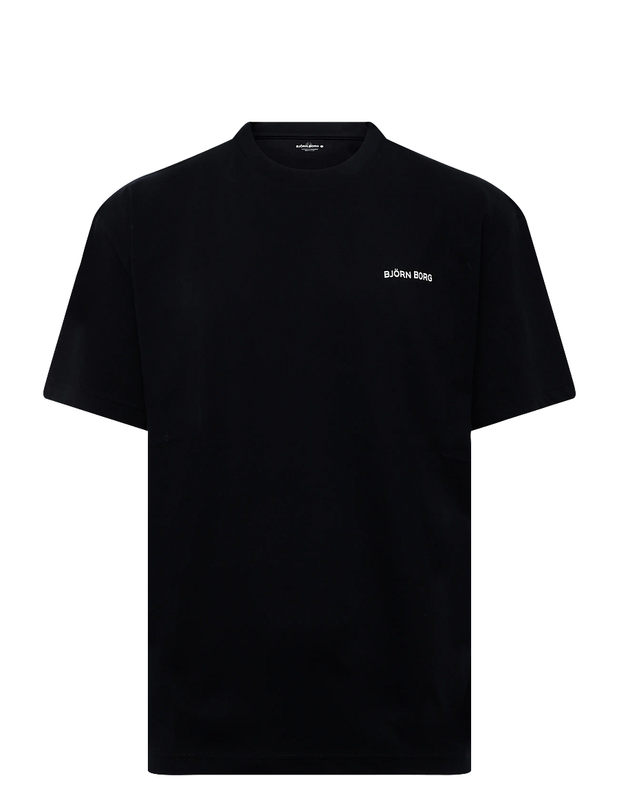 Björn Borg - BORG GYM OVERSIZED T-SHIRT - t-shirts - black beauty - 0