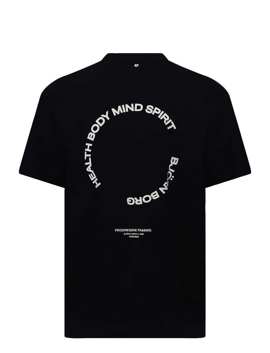Björn Borg - BORG GYM OVERSIZED T-SHIRT - t-shirts - black beauty - 1